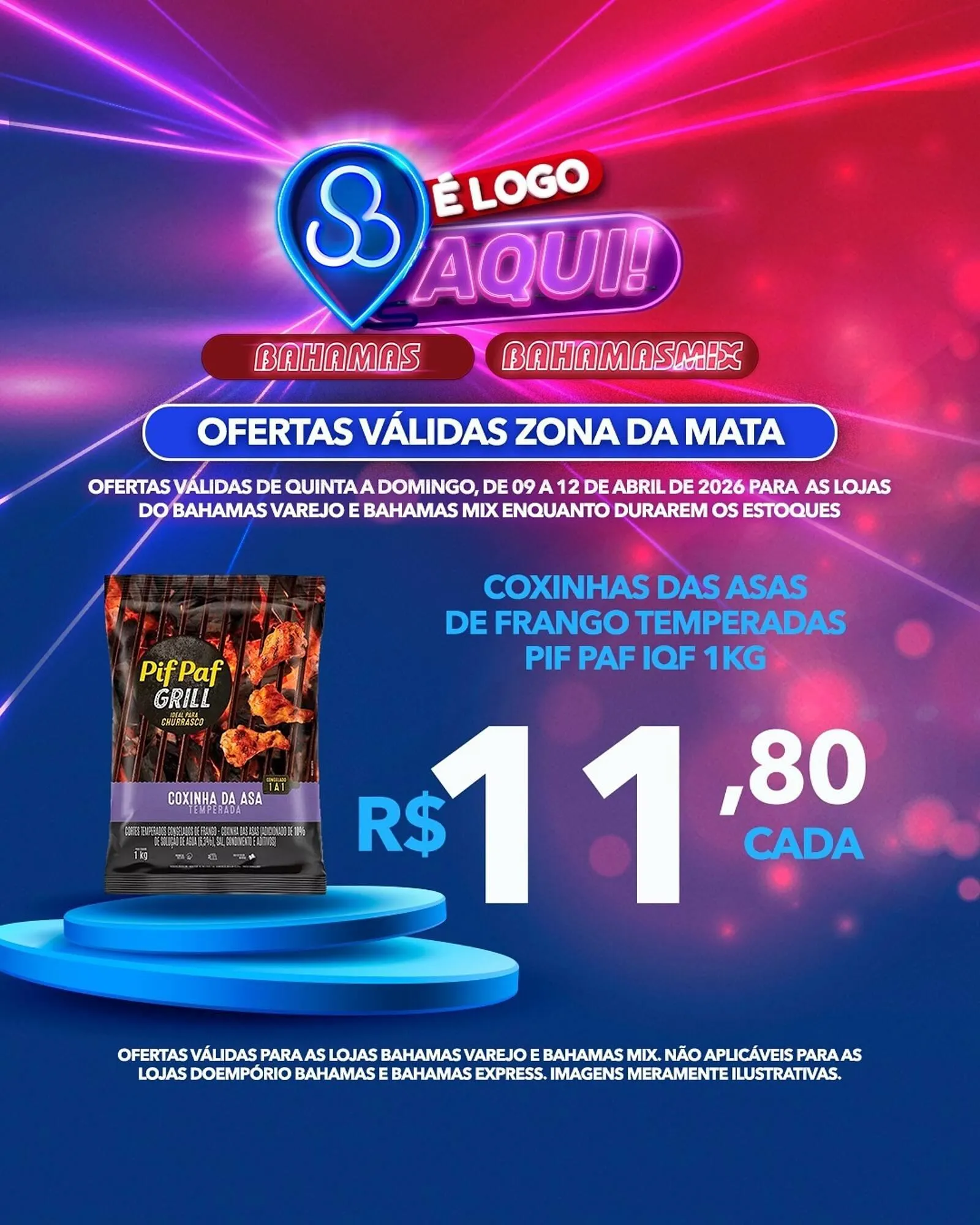 Encarte de Catálogo Bahamas Supermercados 9 de abril até 12 de abril 2026 - Pagina 3