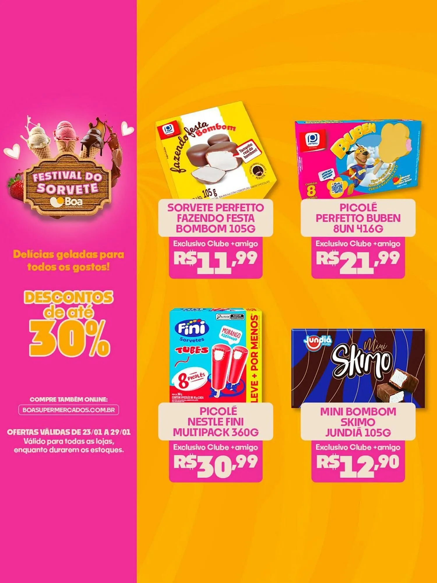 Encarte de Tabloide Boa Supermercados 23 de janeiro até 29 de janeiro 2026 - Pagina 8