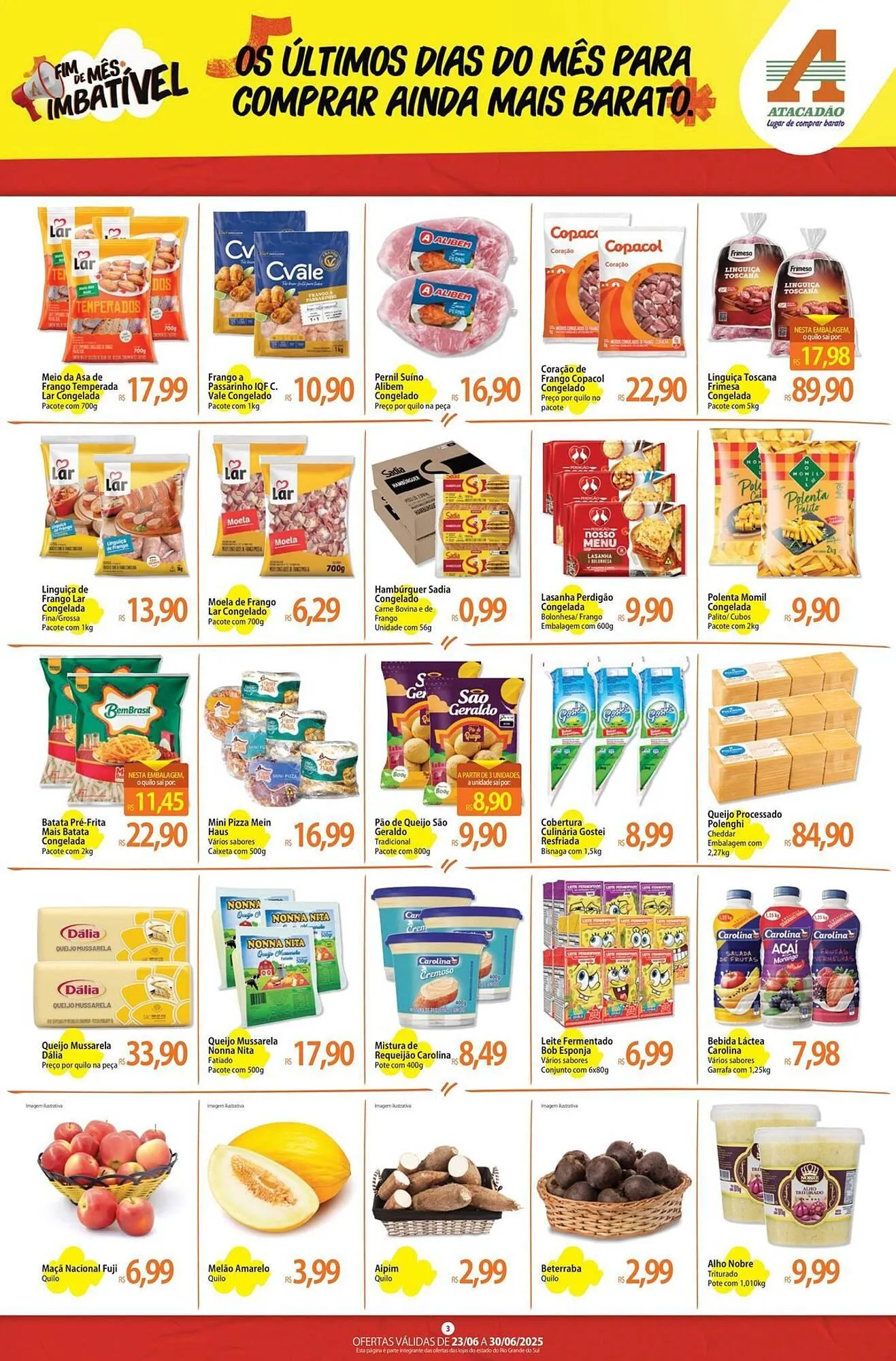 Encarte de Catálogo Atacadão 24 de junho até 30 de junho 2025 - Pagina 3