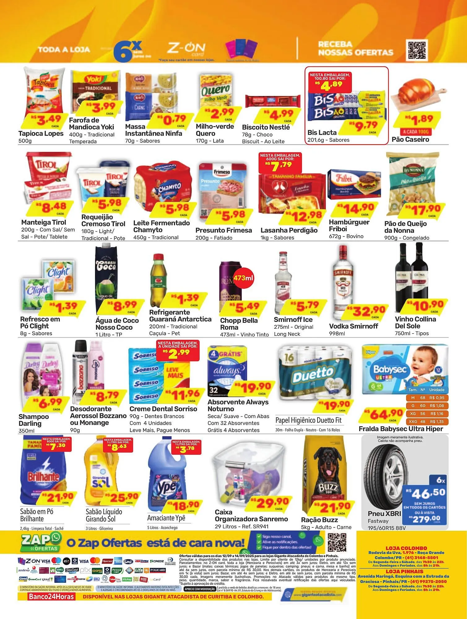 Encarte de Encarte Gigante Atacadista 12 de setembro até 14 de setembro 2025 - Pagina 2