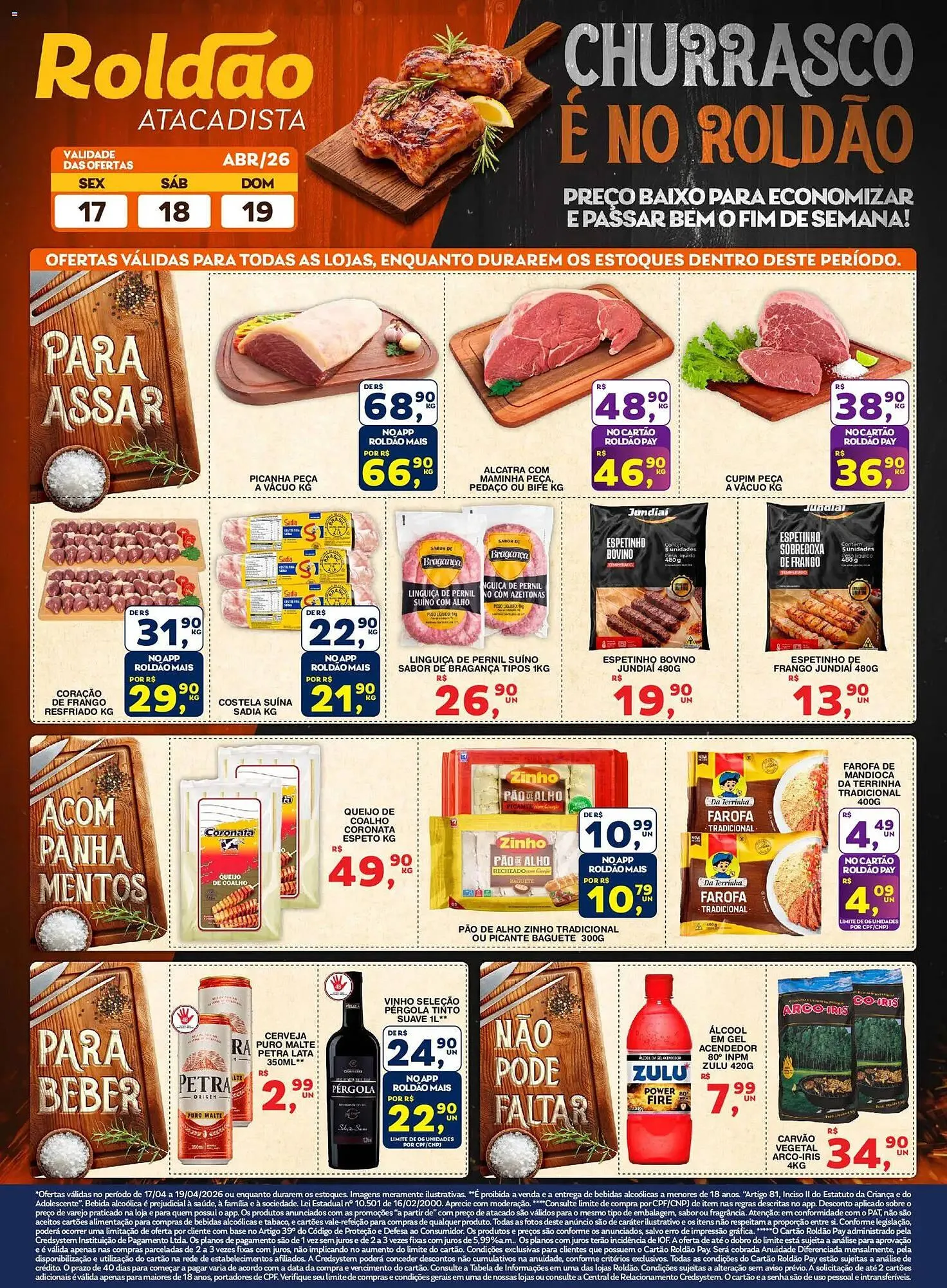 Encarte de Folheto Roldão 17 de abril até 19 de abril 2026 - Pagina 1