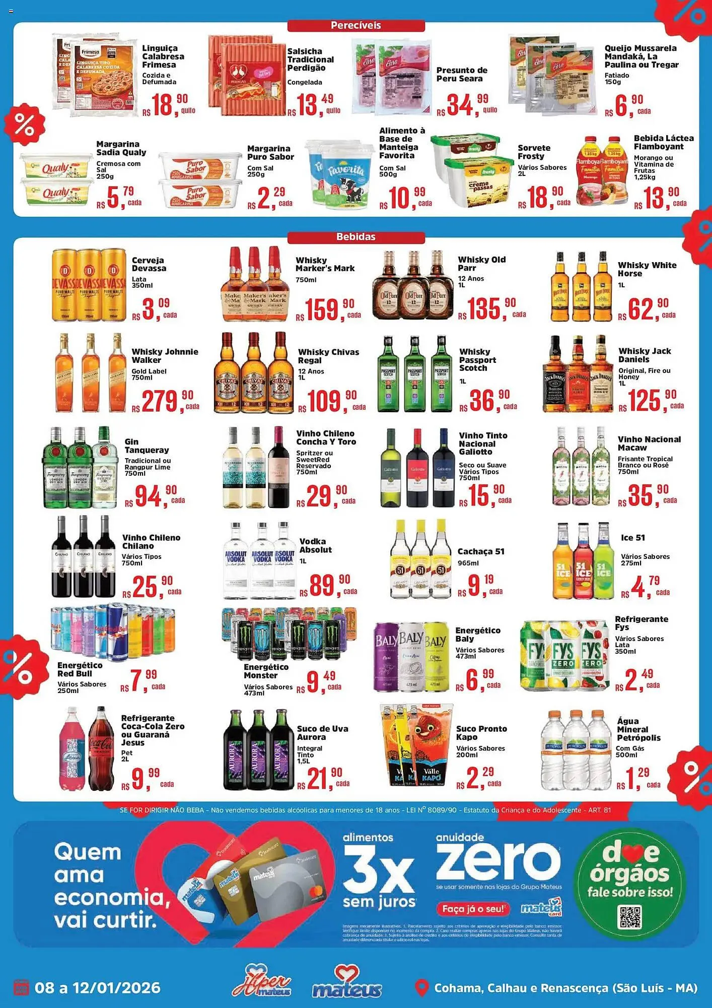 Encarte de Catálogo Supermercados Mateus 8 de janeiro até 12 de janeiro 2026 - Pagina 3