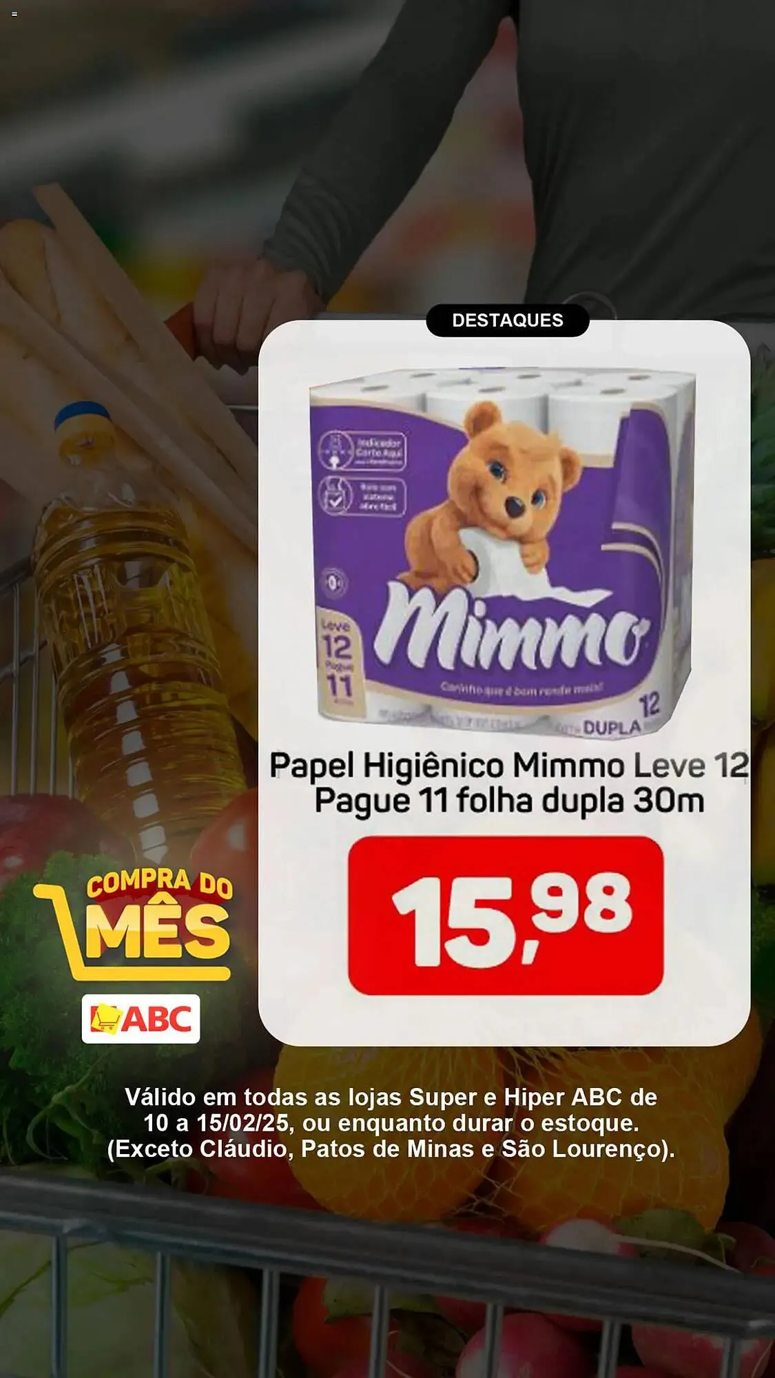 Encarte de Catálogo Supermercados ABC 10 de fevereiro até 15 de fevereiro 2025 - Pagina 4