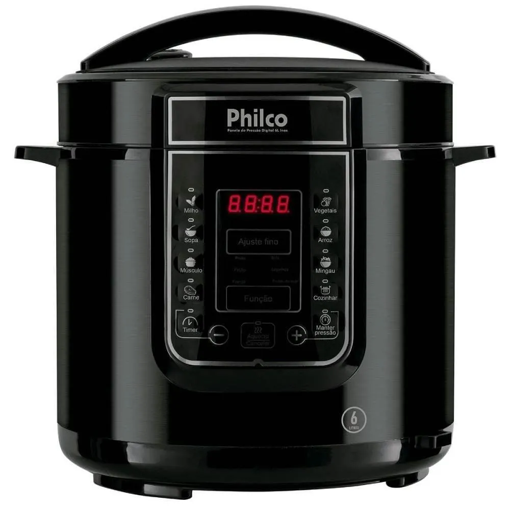 Panela De Pressão Digital Philco 6 Litros PPP01P