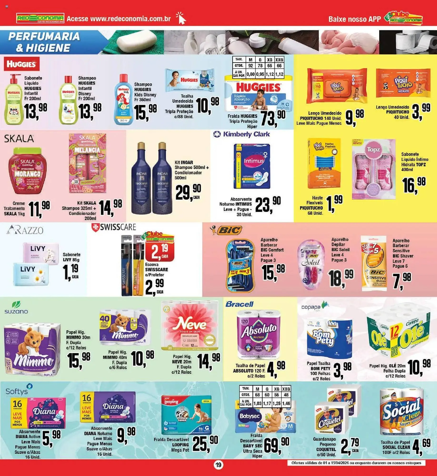 Encarte de Encarte Redeconomia 1 de abril até 15 de abril 2026 - Pagina 19