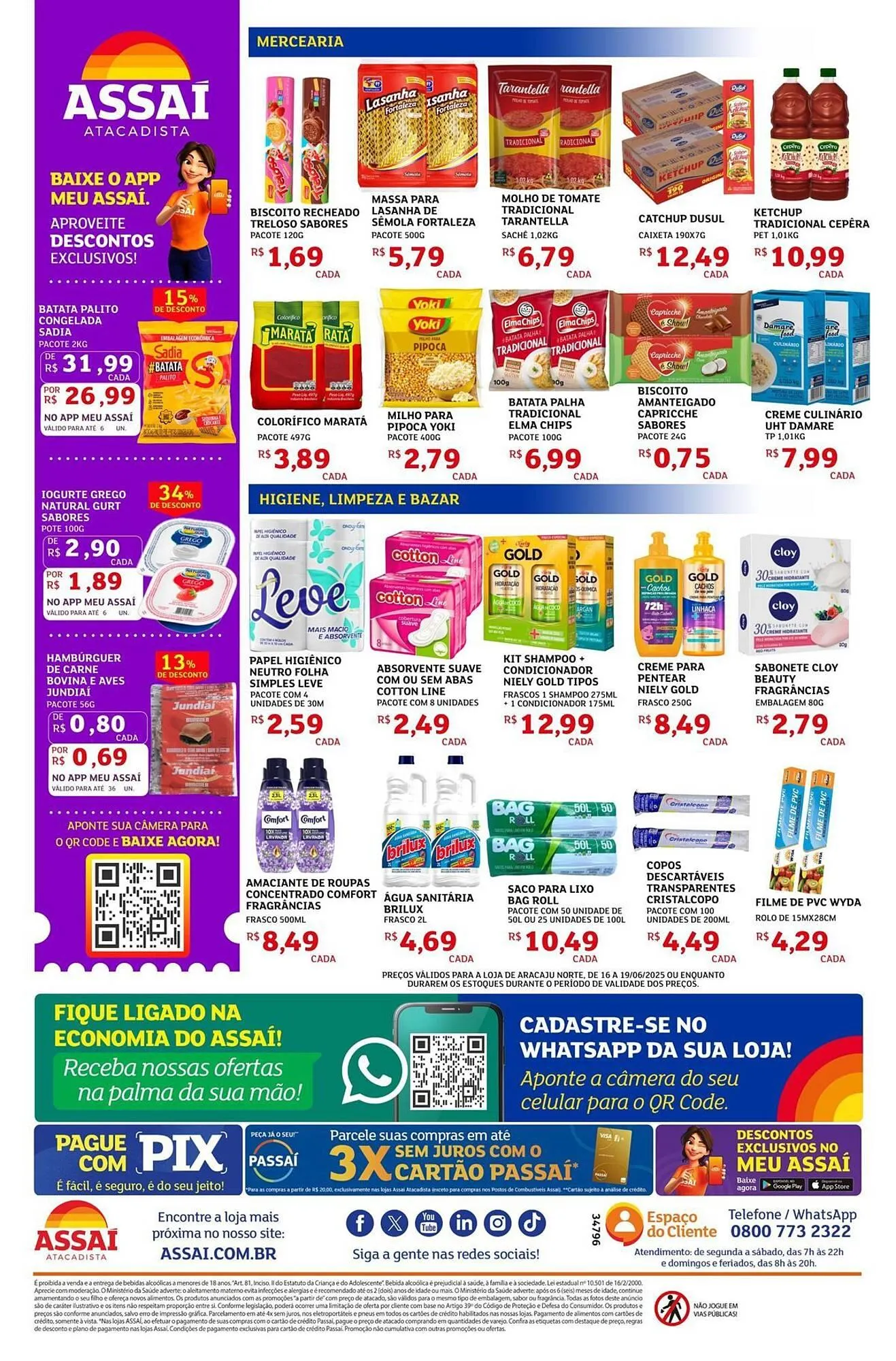 Encarte de Catálogo Assaí Atacadista 16 de junho até 19 de junho 2025 - Pagina 2