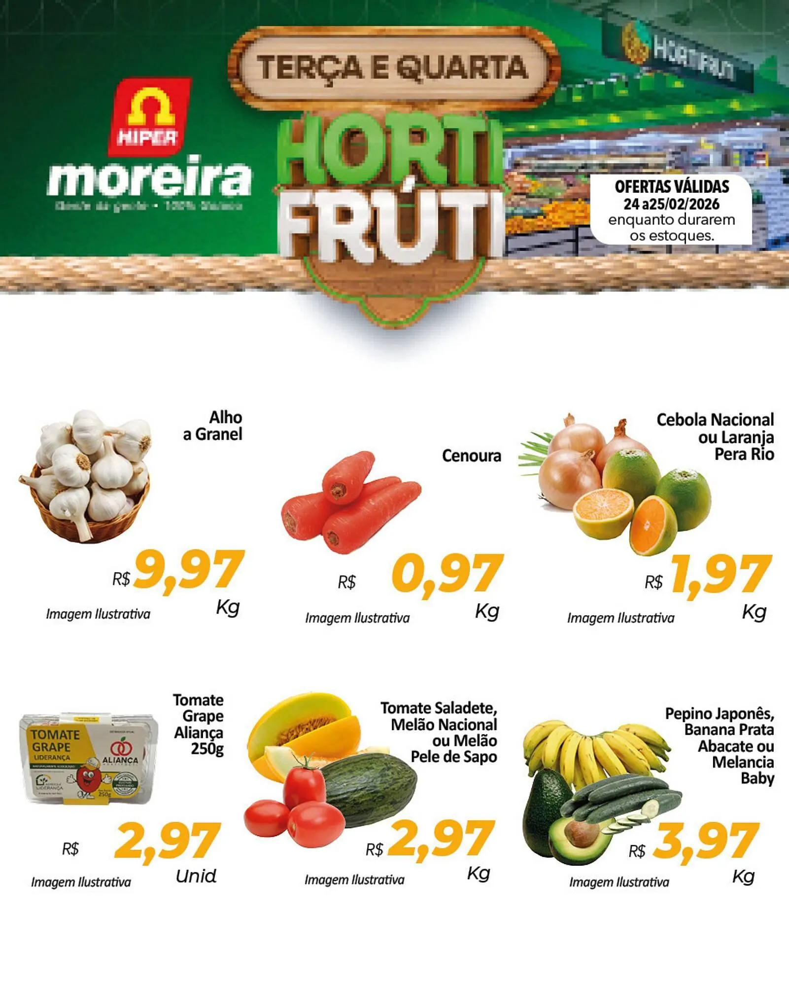 Encarte de Catálogo Hiper Moreira 24 de fevereiro até 25 de fevereiro 2026 - Pagina 1