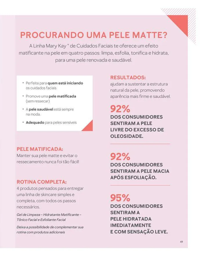 Encarte de Cartilha Cuidados Faciais 2 de setembro até 30 de setembro 2024 - Pagina 49