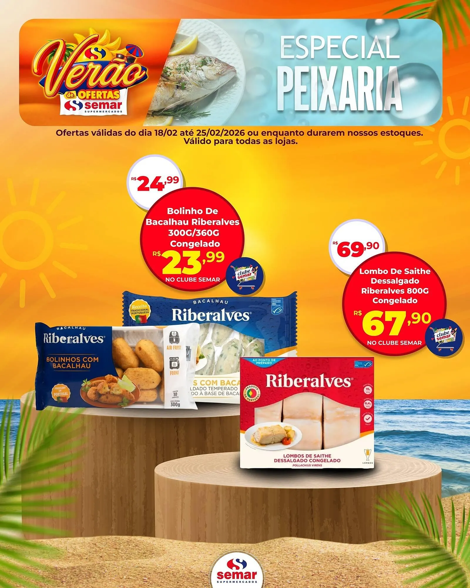 Encarte de Folheto Semar Supermercado 19 de fevereiro até 25 de fevereiro 2026 - Pagina 3