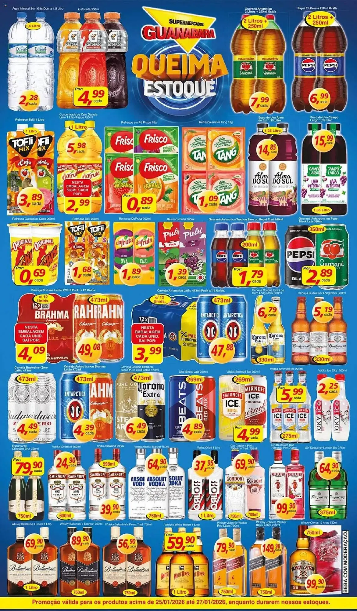 Encarte de Encarte Supermercados Guanabara 25 de janeiro até 27 de janeiro 2026 - Pagina 9