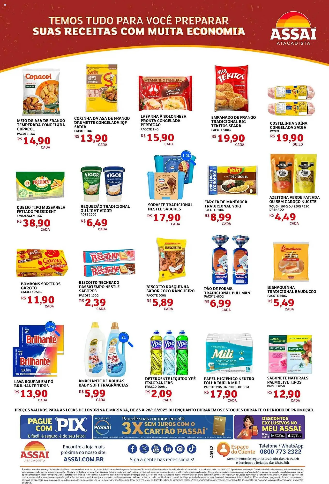 Encarte de Encarte Assaí Atacadista 26 de dezembro até 28 de dezembro 2025 - Pagina 2