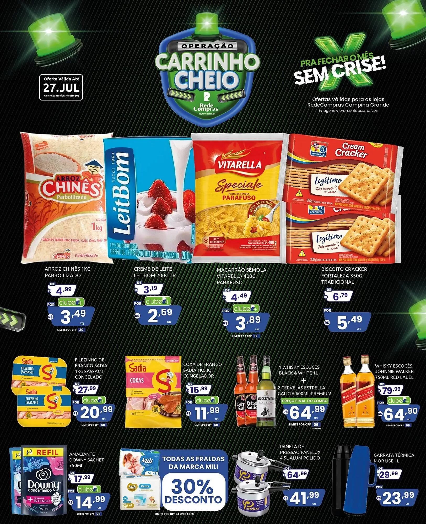 Encarte de Catálogo Rede Compras 26 de julho até 27 de julho 2025 - Pagina 1