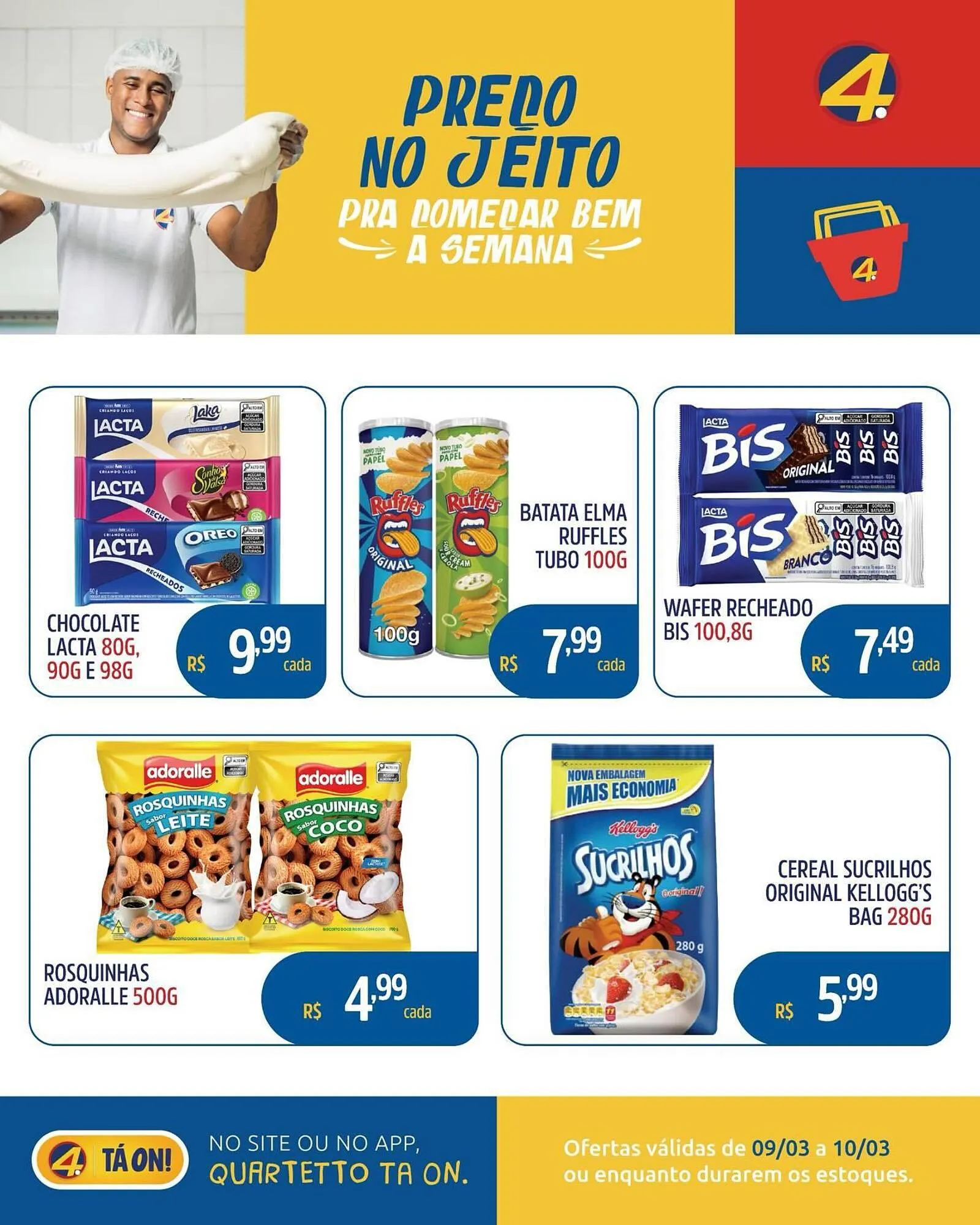 Encarte de Catálogo Quartetto Supermercados 9 de março até 10 de março 2026 - Pagina 4