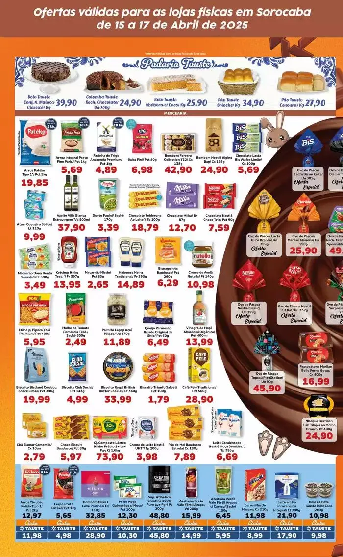 Encarte de Ofertas Tauste Sorocaba 16 de abril até 17 de abril 2025 - Pagina 3