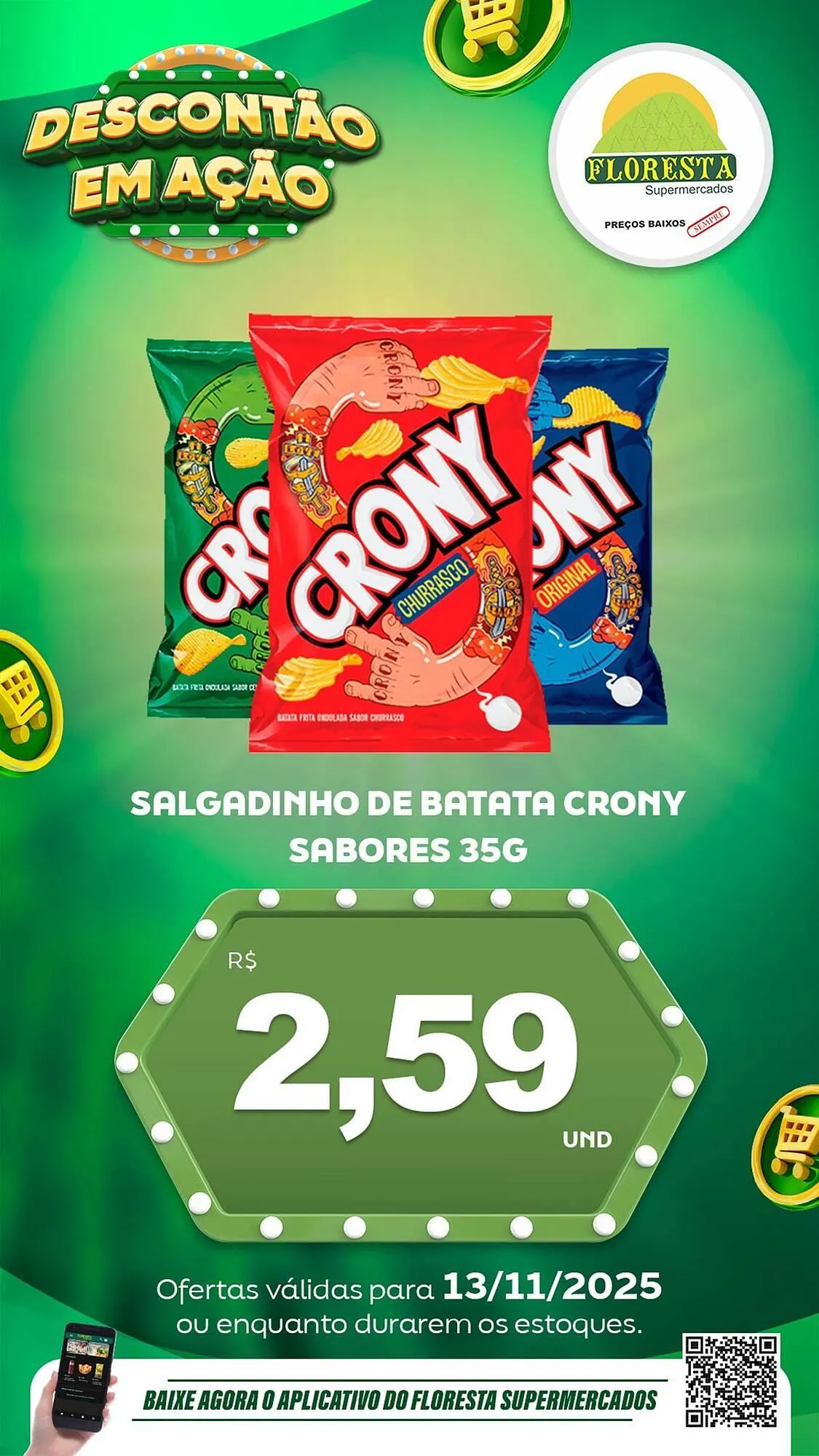 Encarte de Catálogo Floresta Supermercados 13 de novembro até 15 de novembro 2025 - Pagina 22