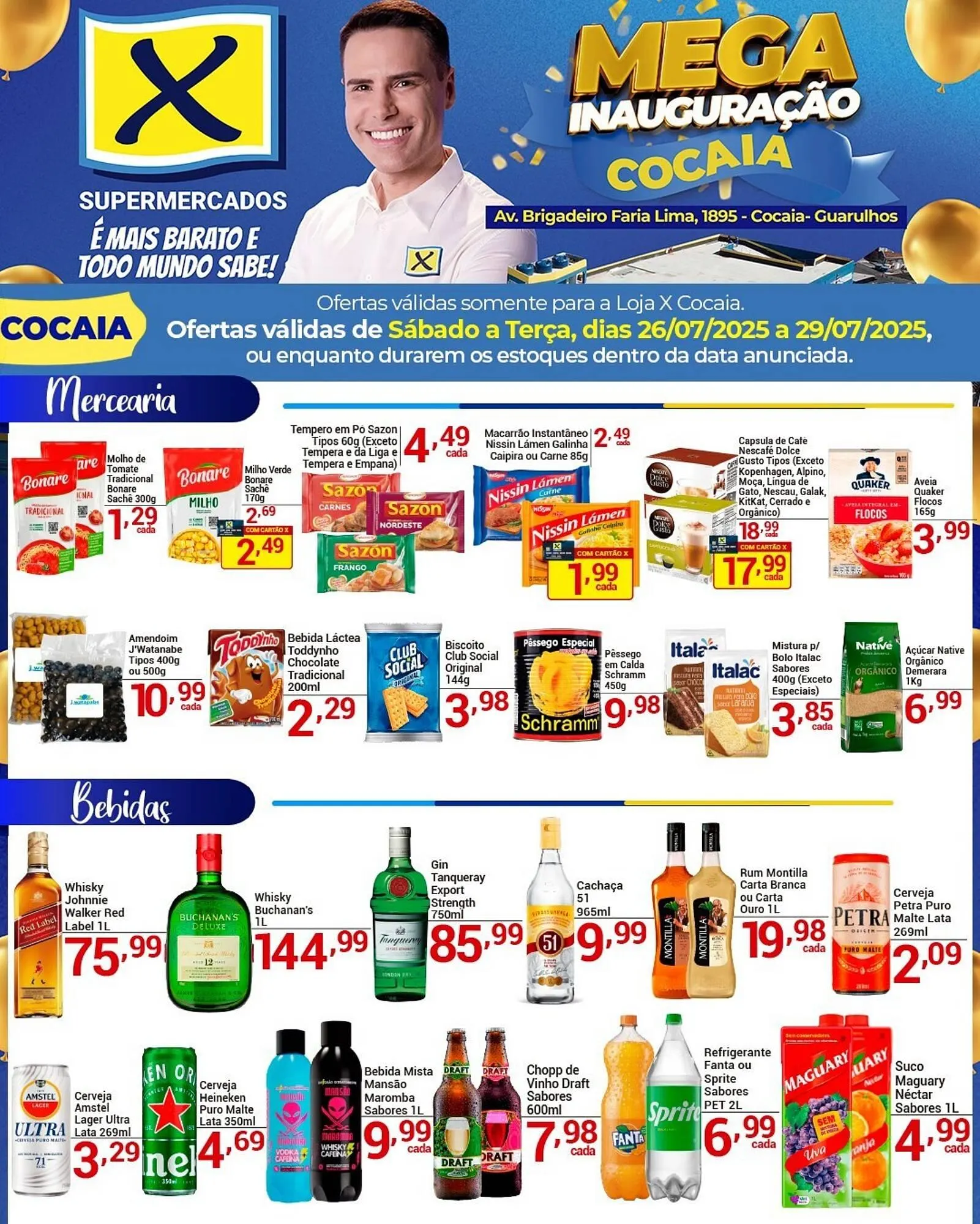 Encarte de Catálogo X Supermercados 26 de julho até 29 de julho 2025 - Pagina 2