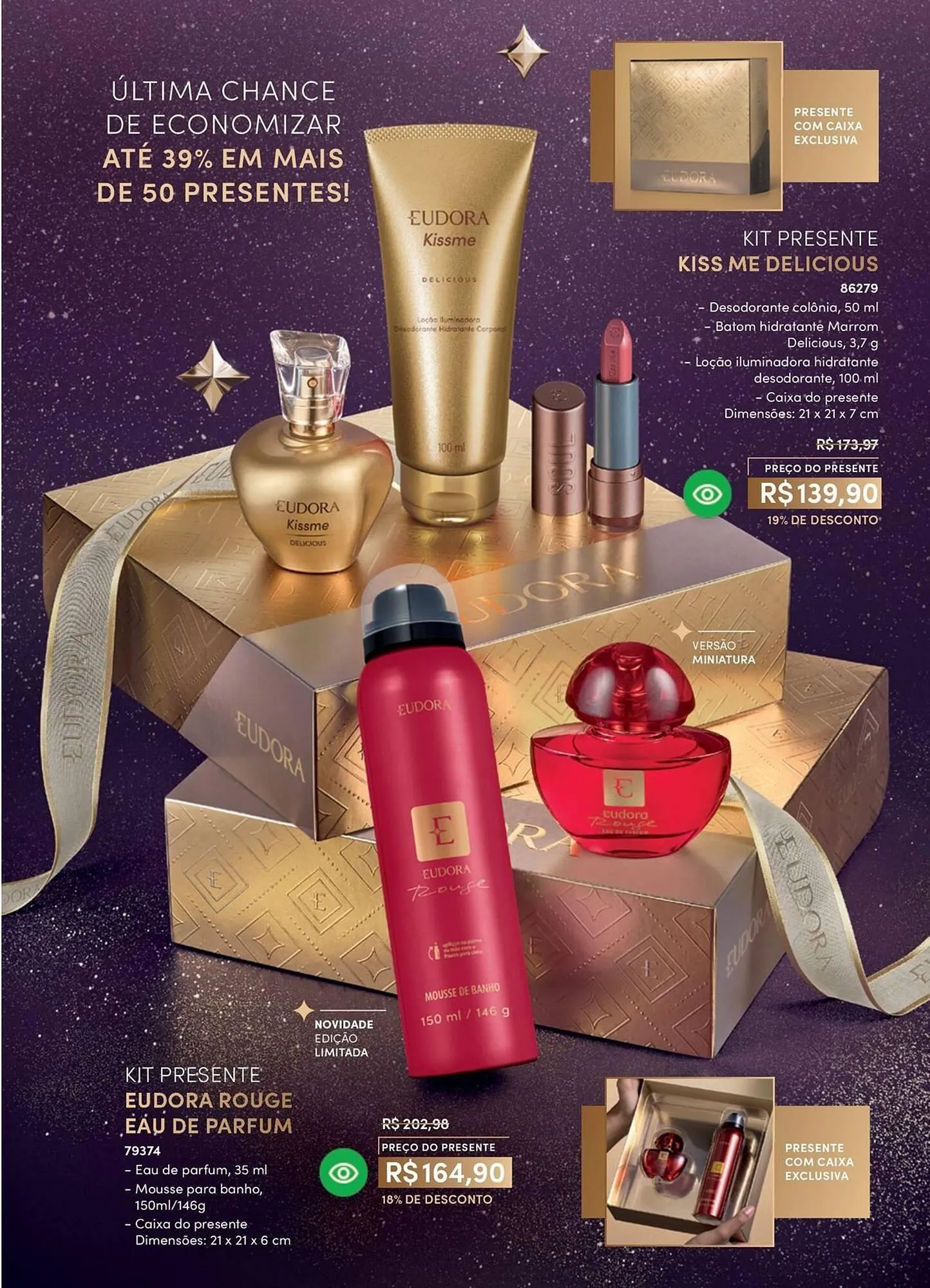 Encarte de Catálogo Eudora 27 de novembro até 27 de dezembro 2025 - Pagina 3