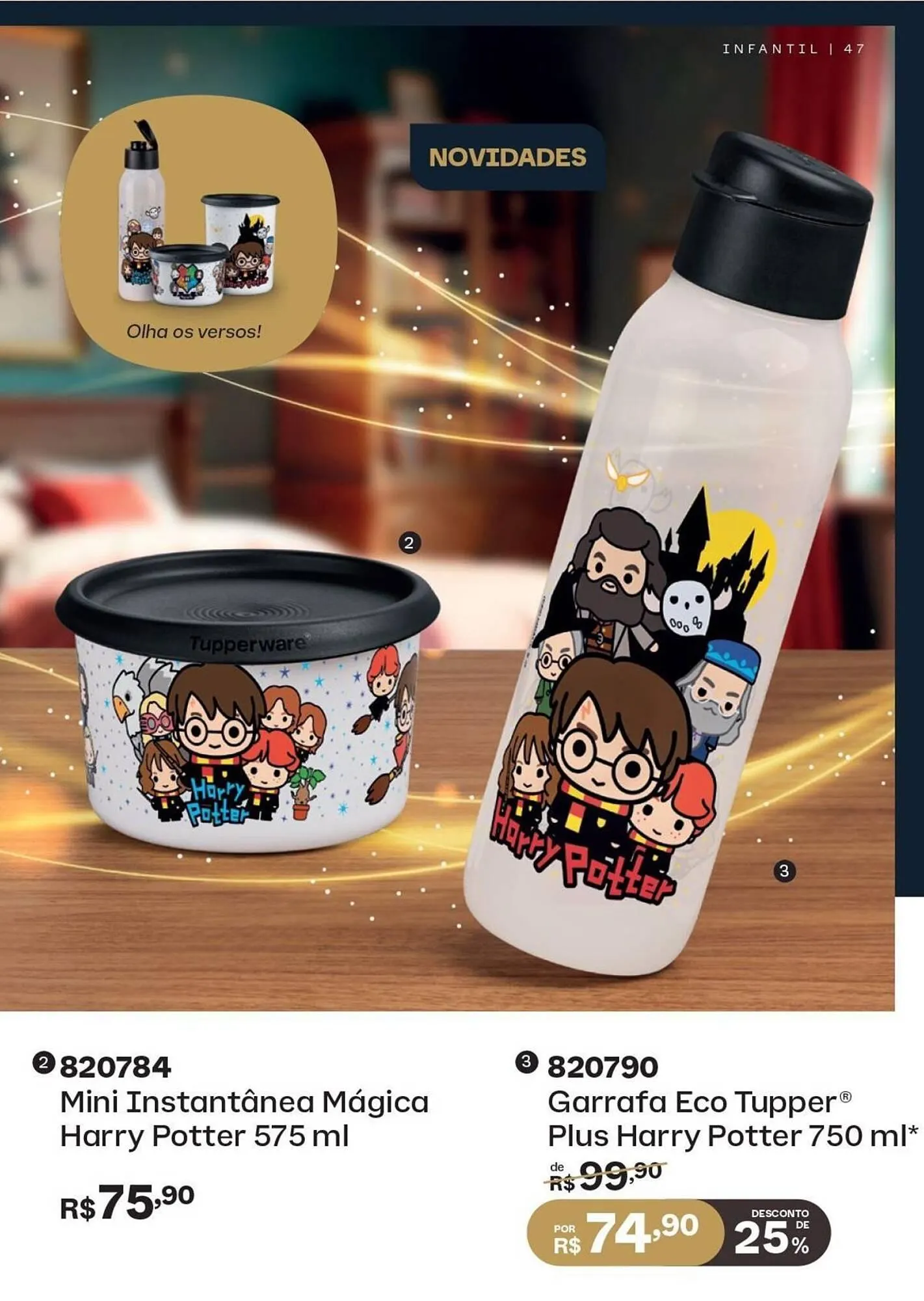 Encarte de Catálogo Tupperware 24 de outubro até 31 de outubro 2025 - Pagina 47