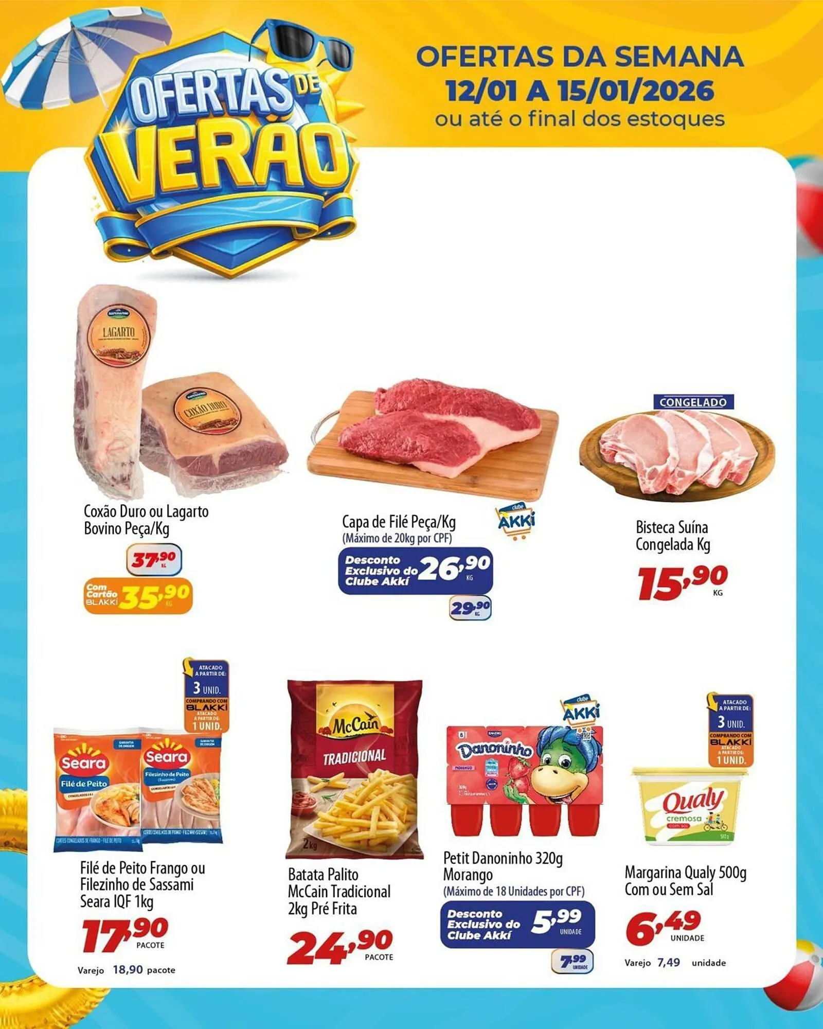Encarte de Folheto Akki Atacadista 12 de janeiro até 15 de janeiro 2026 - Pagina 1