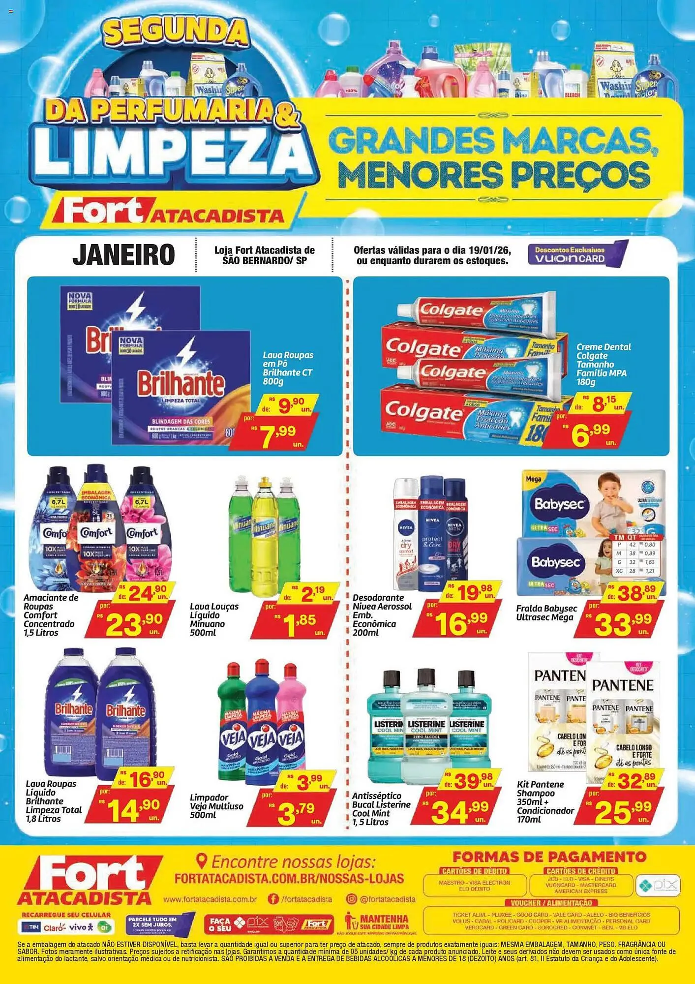 Encarte de Tabloide Fort Atacadista 19 de janeiro até 19 de janeiro 2026 - Pagina 1