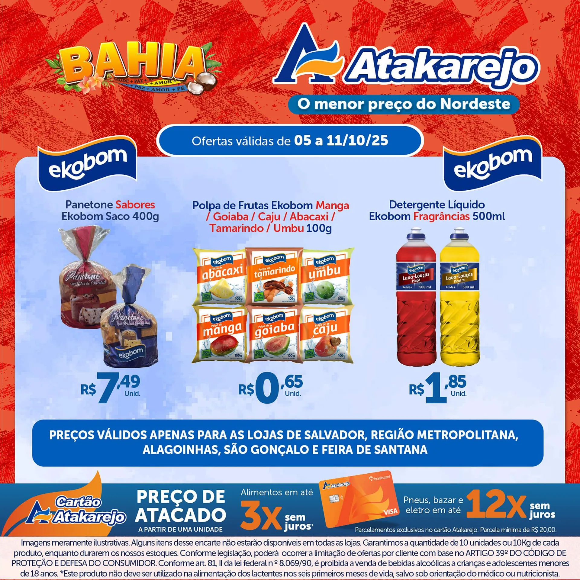 Encarte de Encarte Atakarejo 6 de outubro até 11 de outubro 2025 - Pagina 2