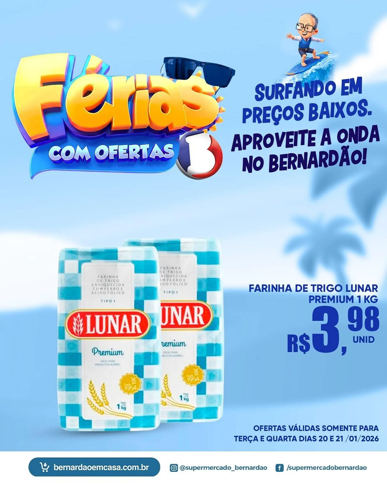 Encarte de Catálogo Supermercado Bernardão 20 de janeiro até 21 de janeiro 2026 - Pagina 2