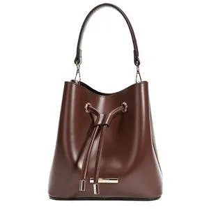 Bolsa Bucket Marrom Escuro Média