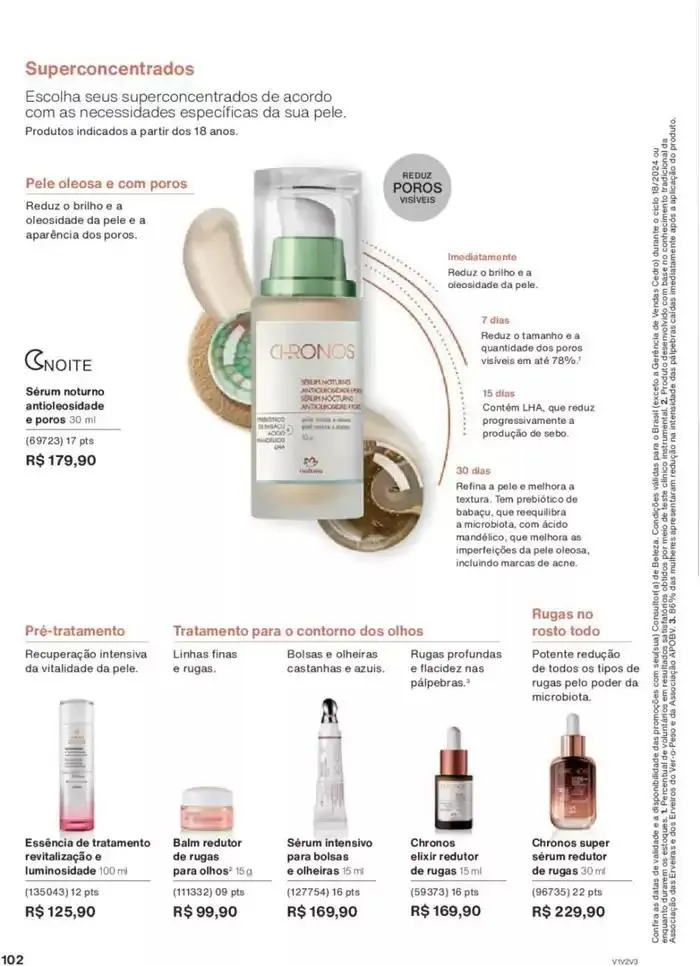 Encarte de Revista Natura Ciclo 18 11 de novembro até 31 de dezembro 2024 - Pagina 3