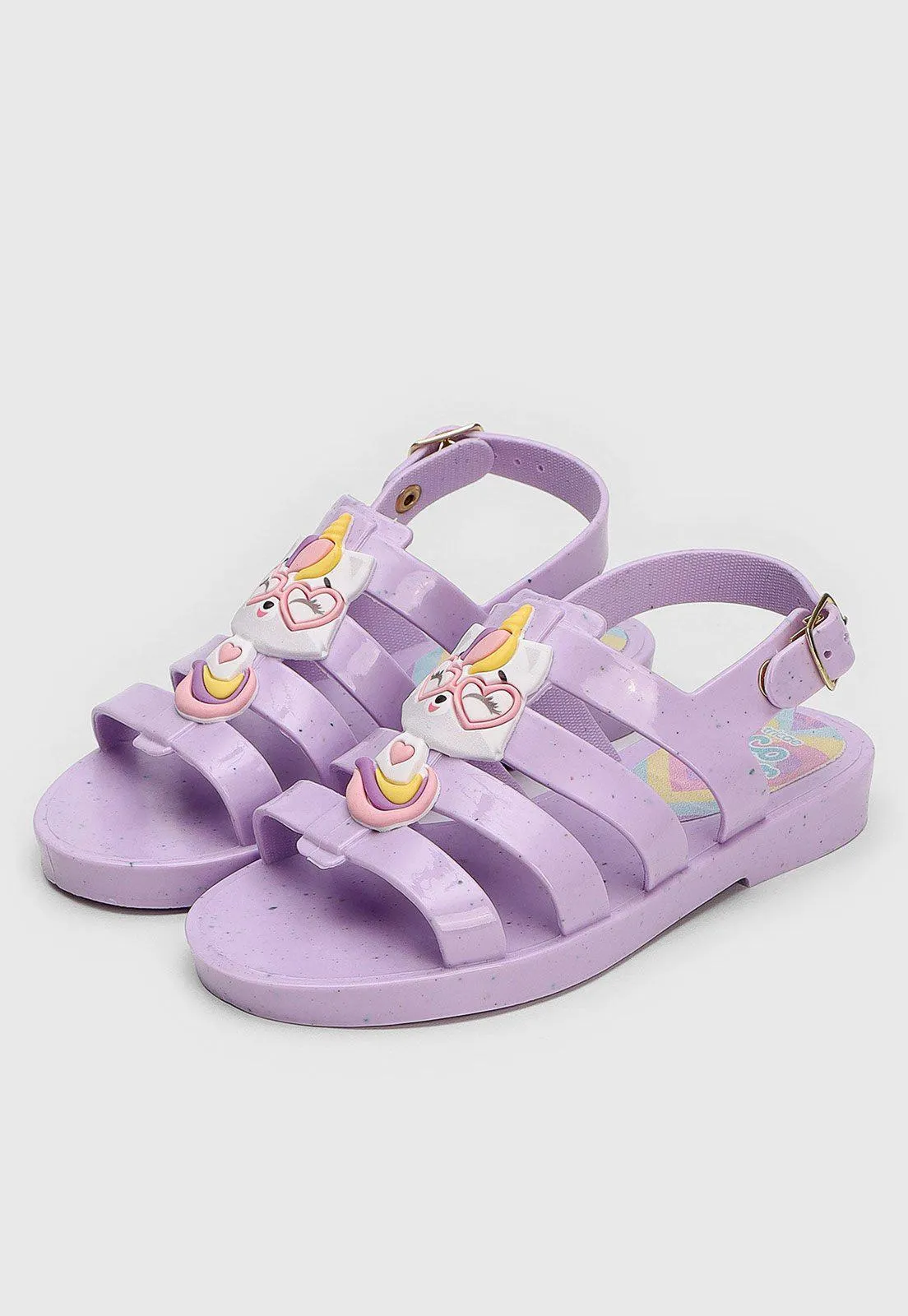 Sandália Infantil Tricae Eco & Fun Bichinho Lilás