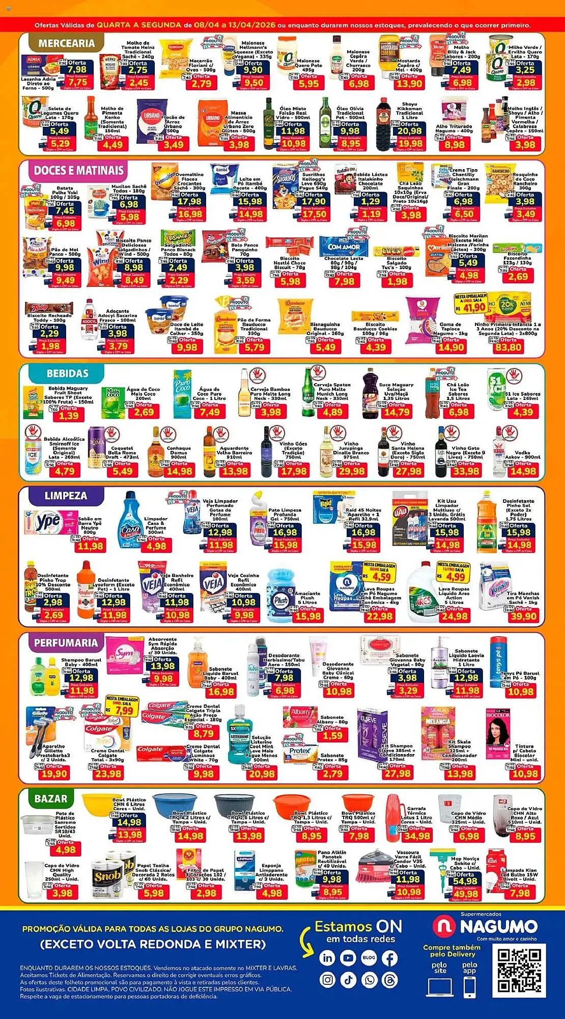 Encarte de Folheto Nagumo 8 de abril até 13 de abril 2026 - Pagina 2