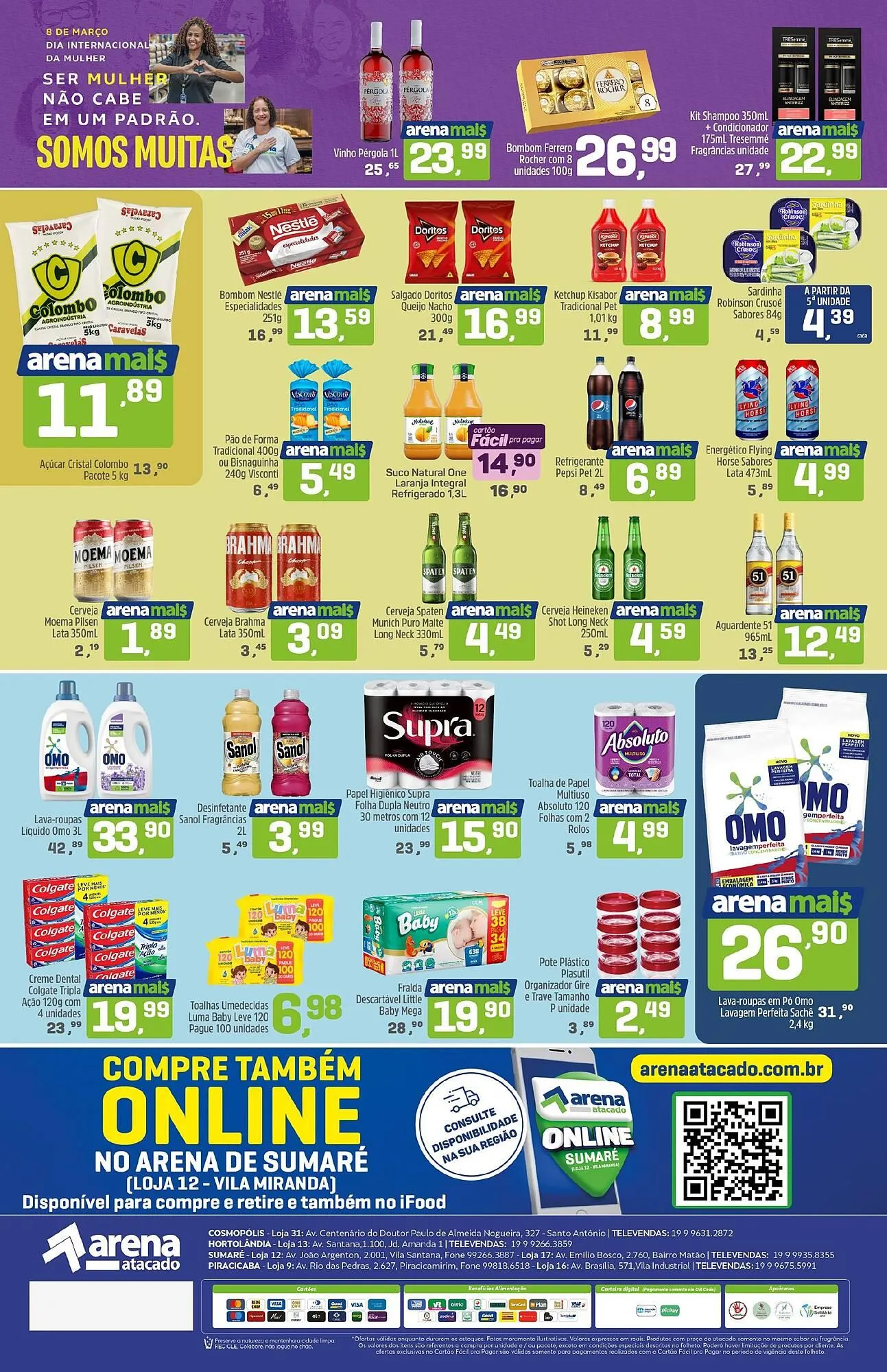 Encarte de Folheto Arena Atacado 6 de março até 8 de março 2026 - Pagina 2