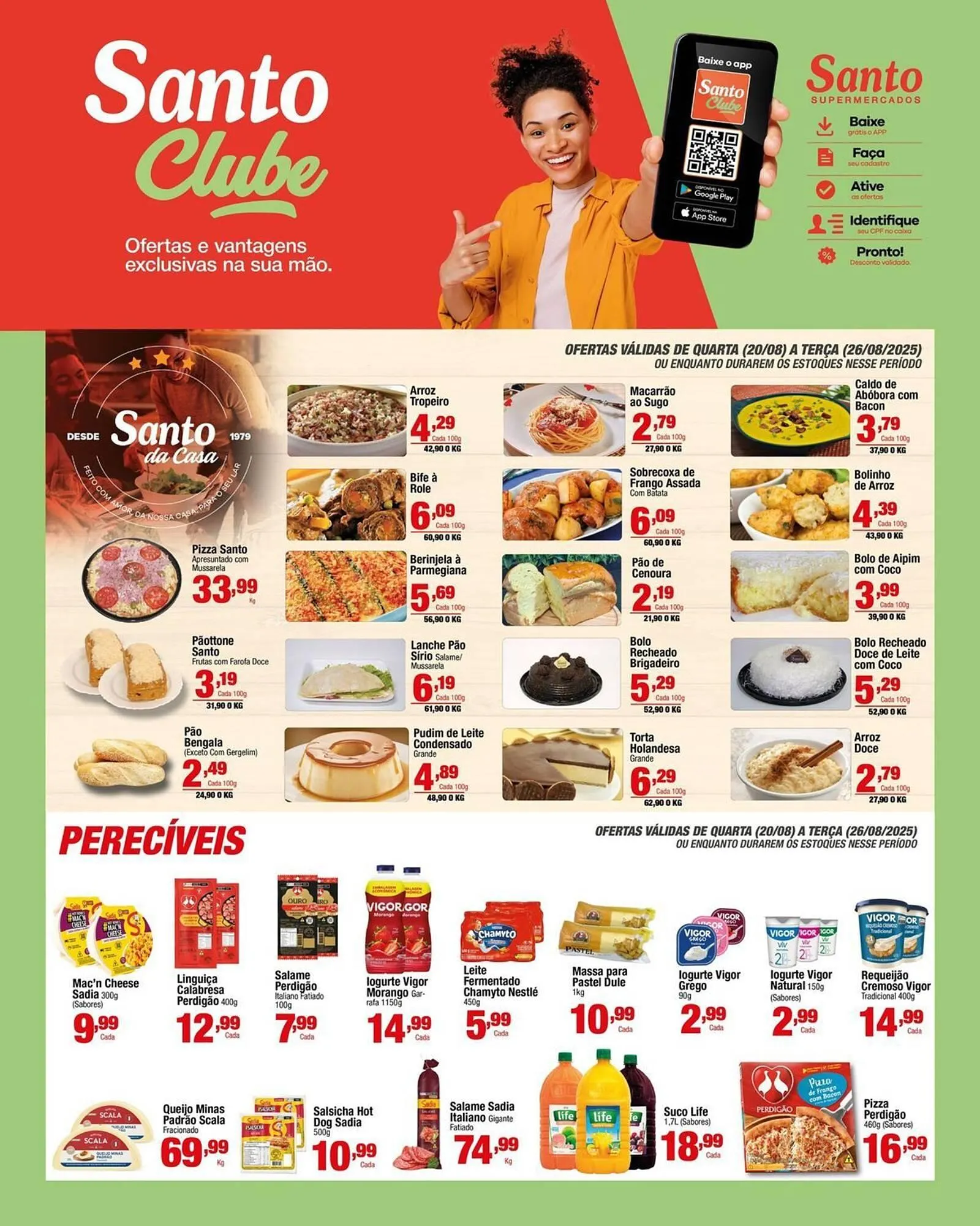 Encarte de Catálogo Santo Supermercados 20 de agosto até 26 de agosto 2025 - Pagina 2