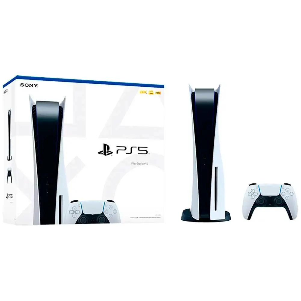 Console PlayStation 5 Standard Edition SSD 825GB 01 Controle Sem Fio DualSense - Branco - Bivolt
