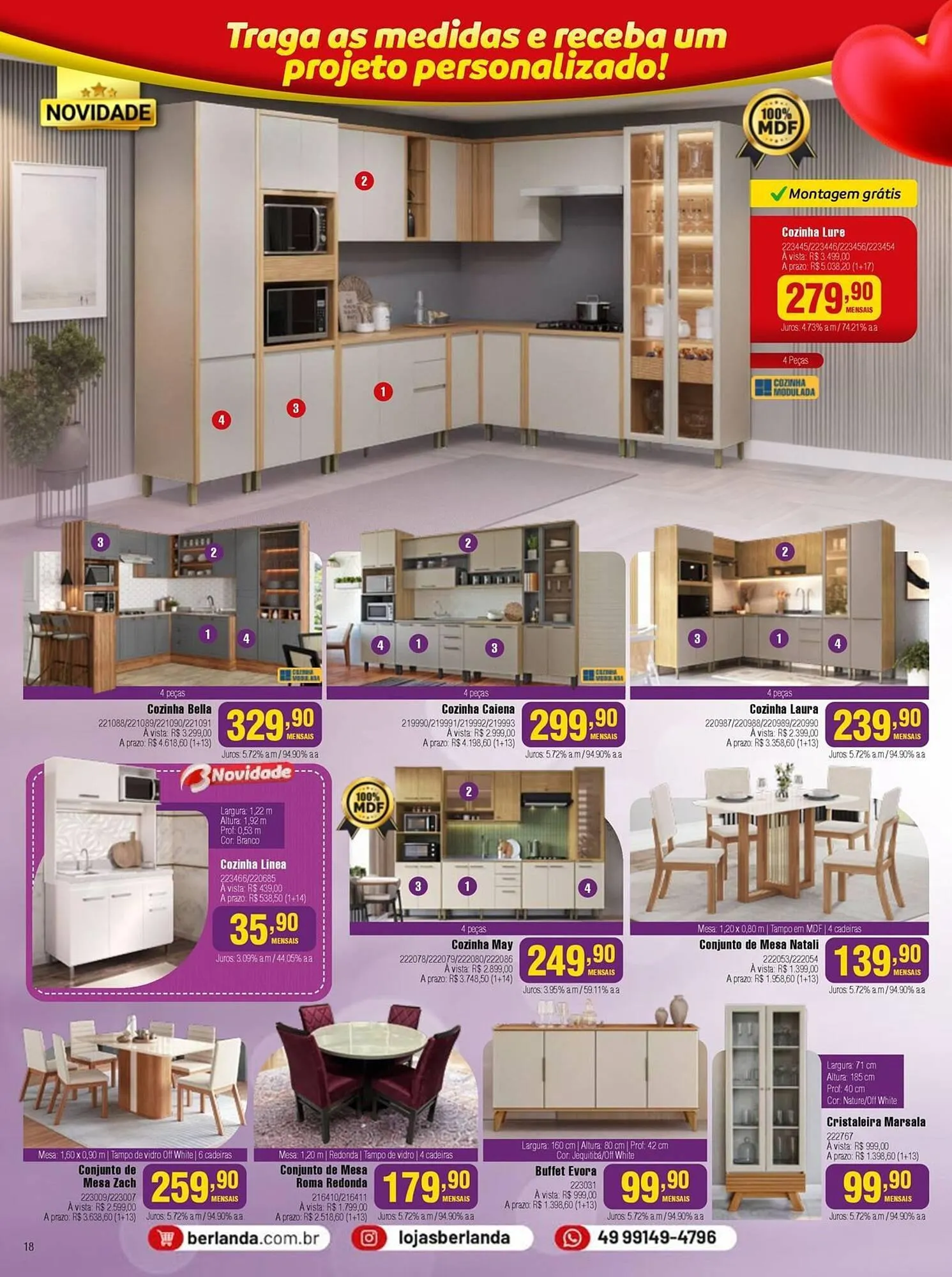 Encarte de Catálogo Berlanda 28 de abril até 31 de maio 2026 - Pagina 18