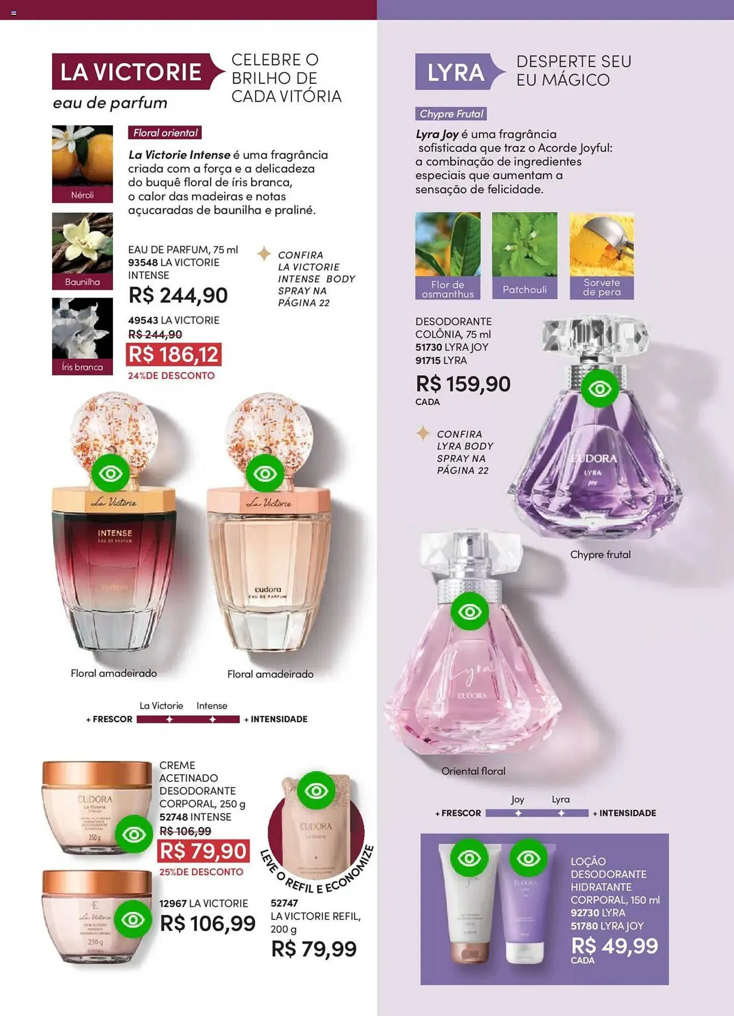 Encarte de Catálogo Eudora 25 de junho até 17 de julho 2025 - Pagina 40