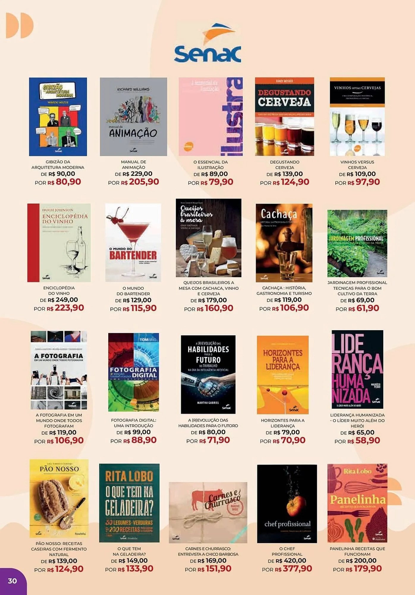 Encarte de Catálogo Livraria Leitura 1 de agosto até 30 de setembro 2025 - Pagina 30