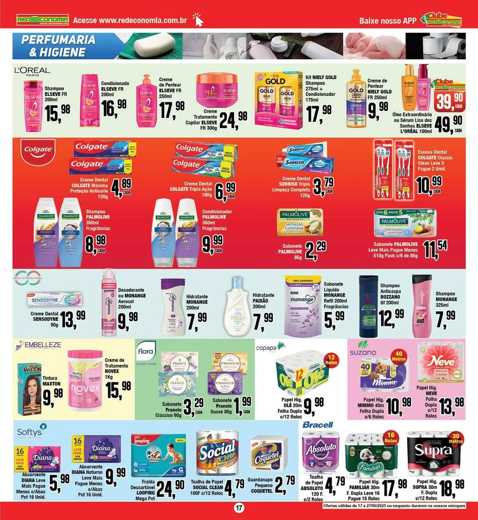 Encarte de Catálogo Rede Economia 27 de junho até 29 de junho 2025 - Pagina 17