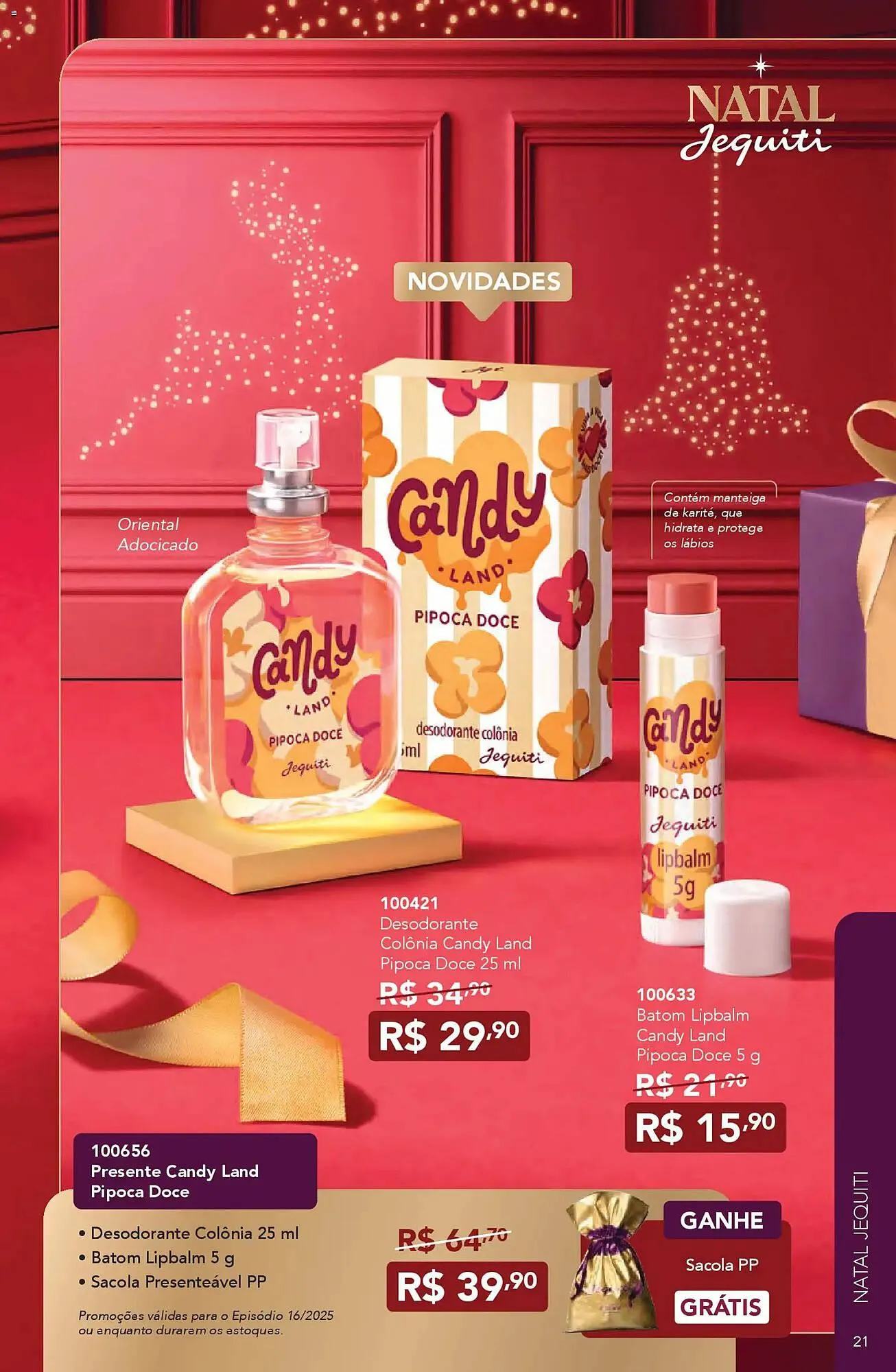 Encarte de Catálogo Jequiti 11 de novembro até 9 de dezembro 2025 - Pagina 21