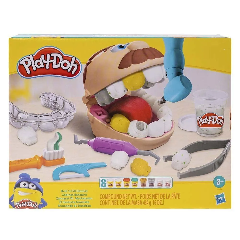 Massinha De Modelar Conjunto Play-Doh Dentista - F1259