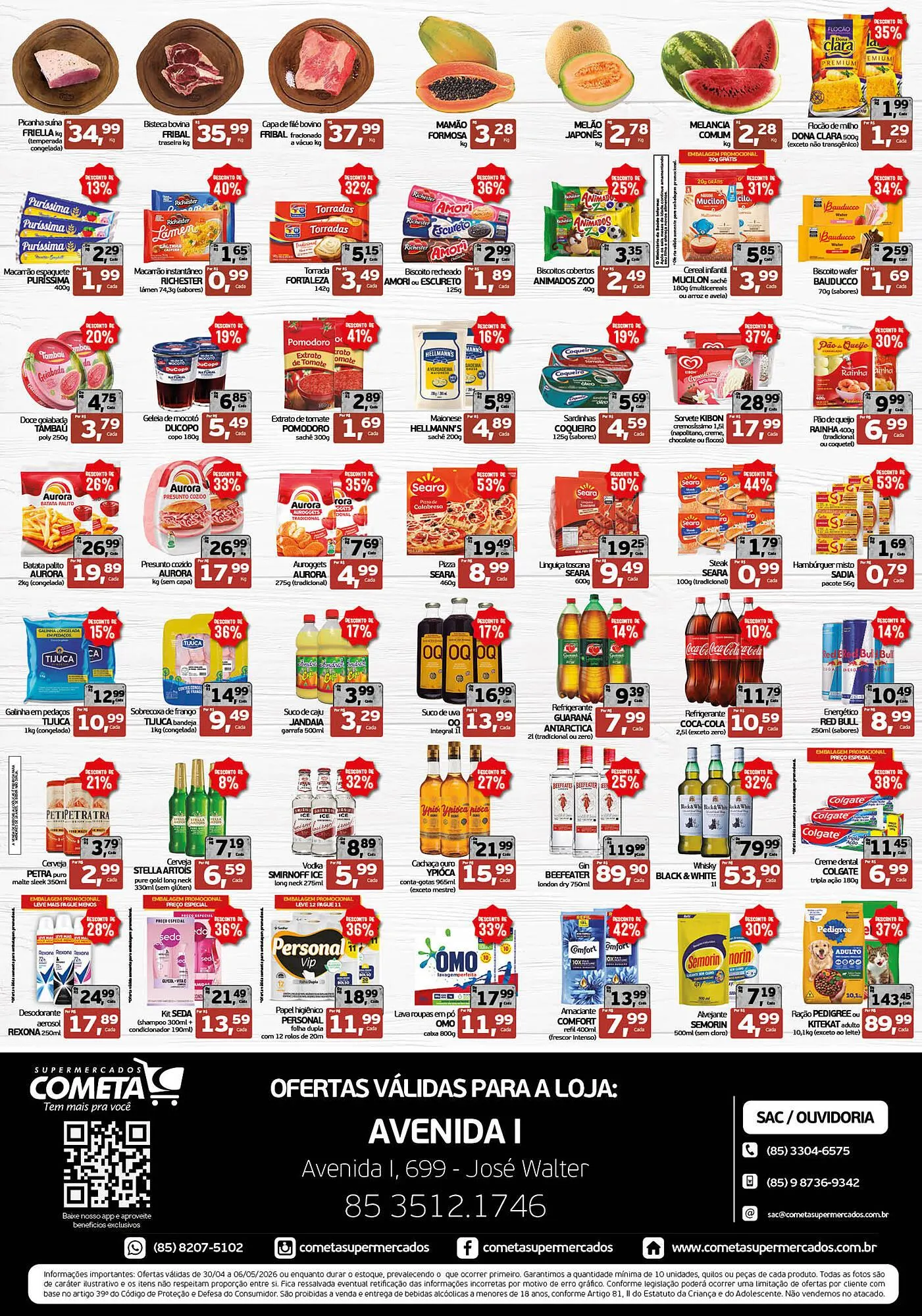 Encarte de Encarte Cometa Supermercados 30 de abril até 6 de maio 2026 - Pagina 2