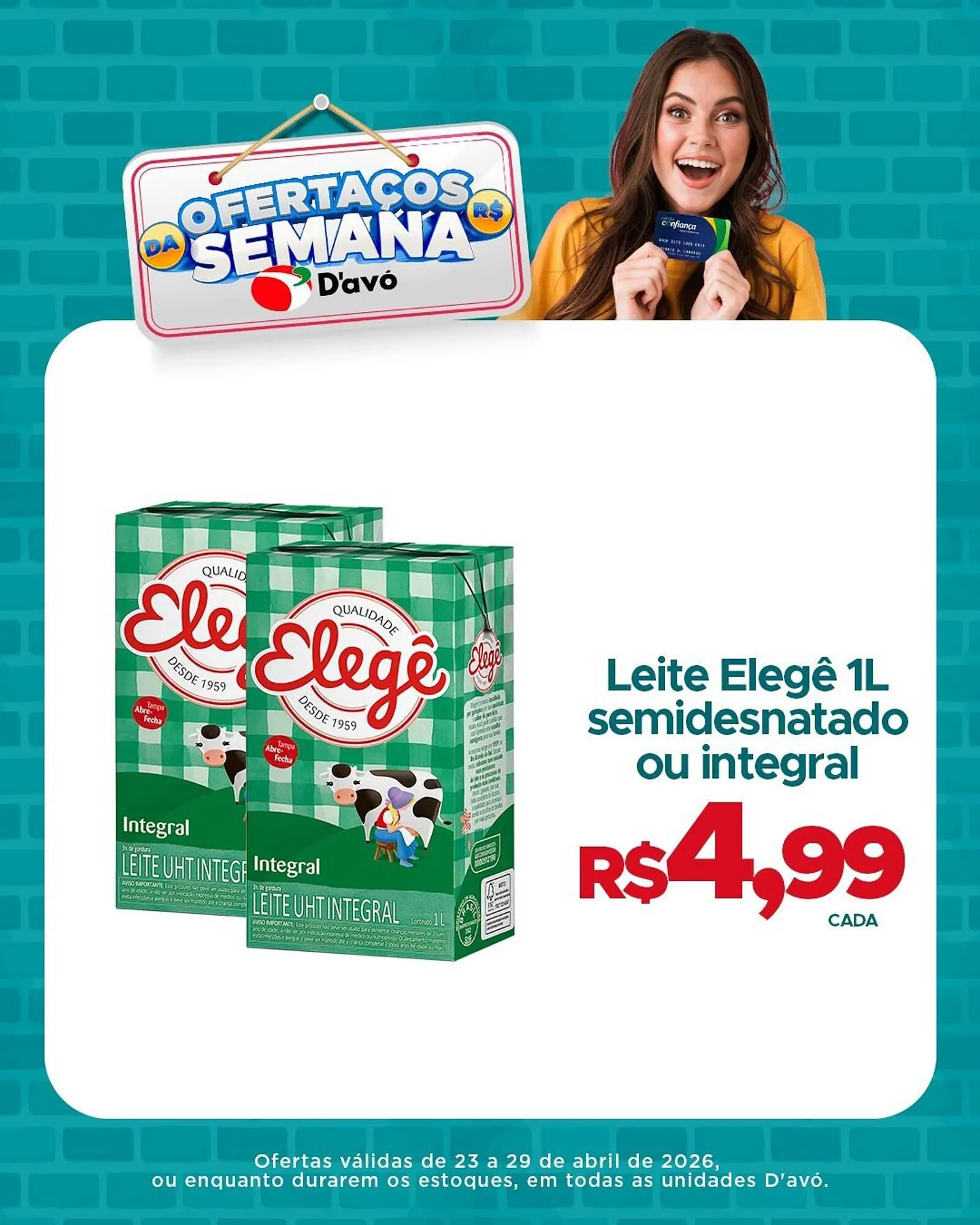 Encarte de Catálogo D'avó Supermercado 24 de abril até 29 de abril 2026 - Pagina 1