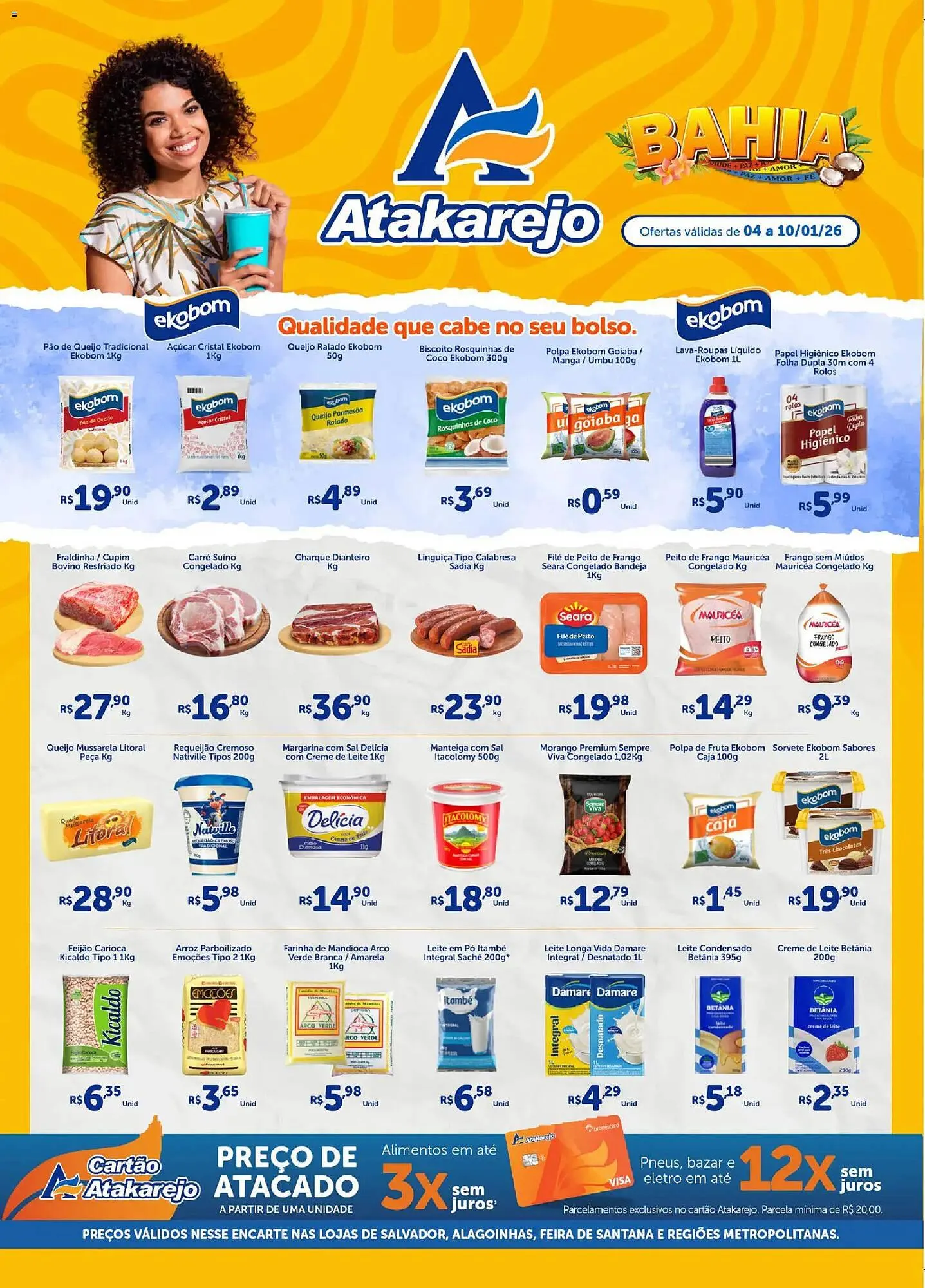 Encarte de Encarte Atakarejo 4 de janeiro até 10 de janeiro 2026 - Pagina 1