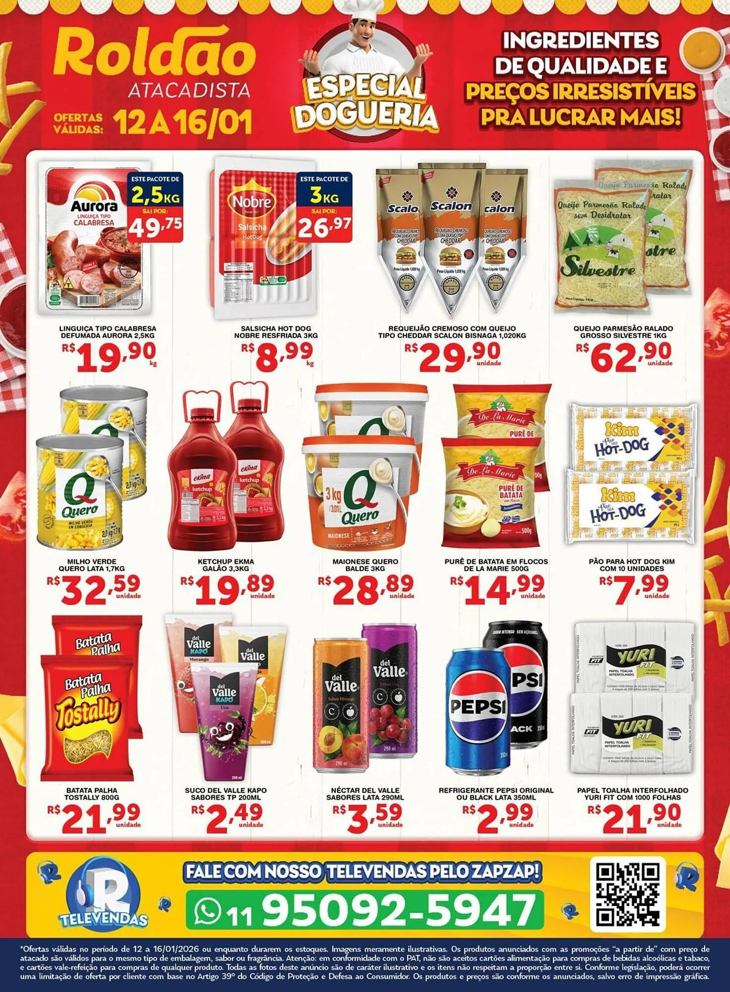 Encarte de Folheto Roldão 12 de janeiro até 16 de janeiro 2026 - Pagina 1