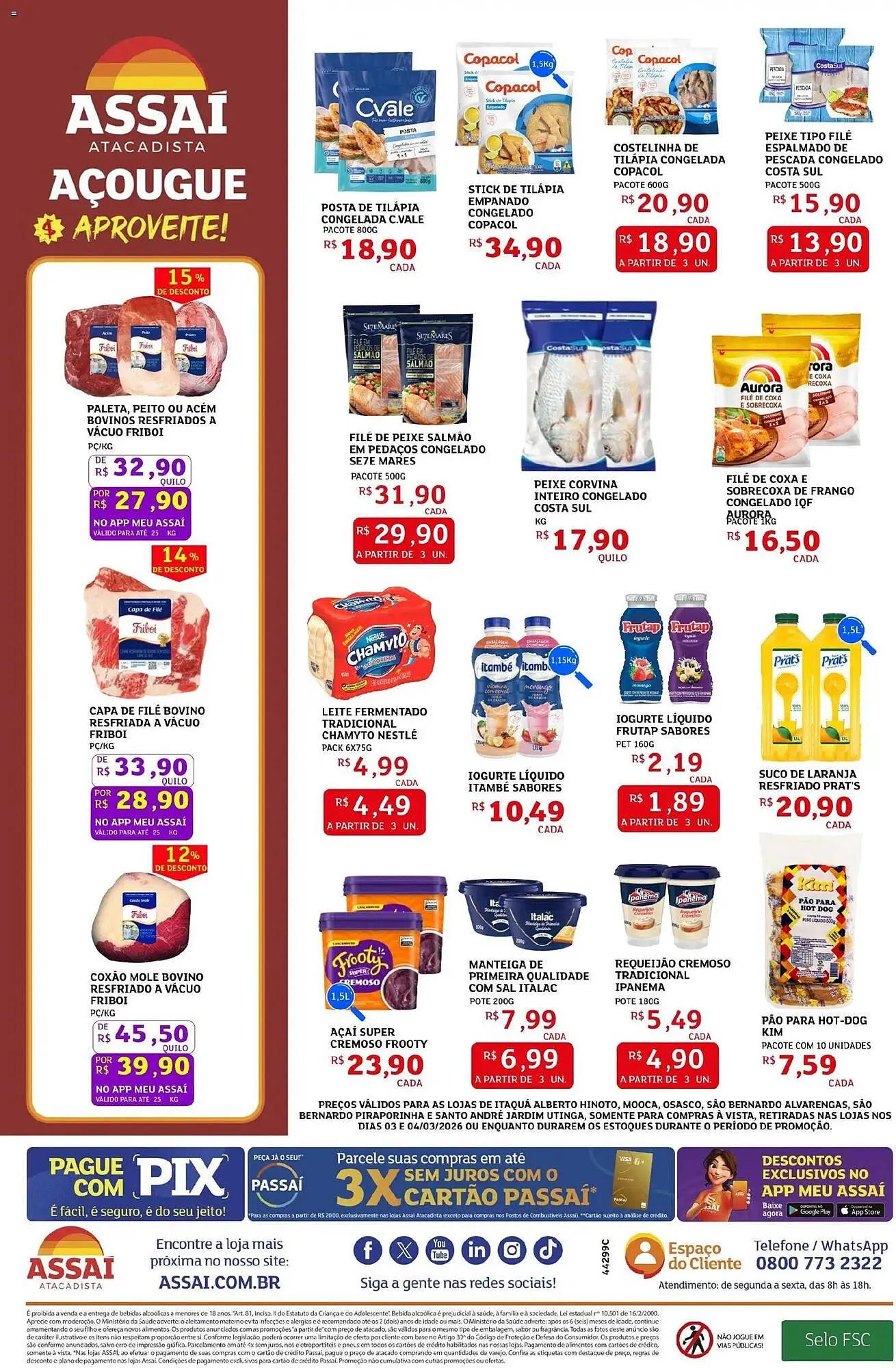 Encarte de Encarte Assaí Atacadista 3 de março até 4 de março 2026 - Pagina 2