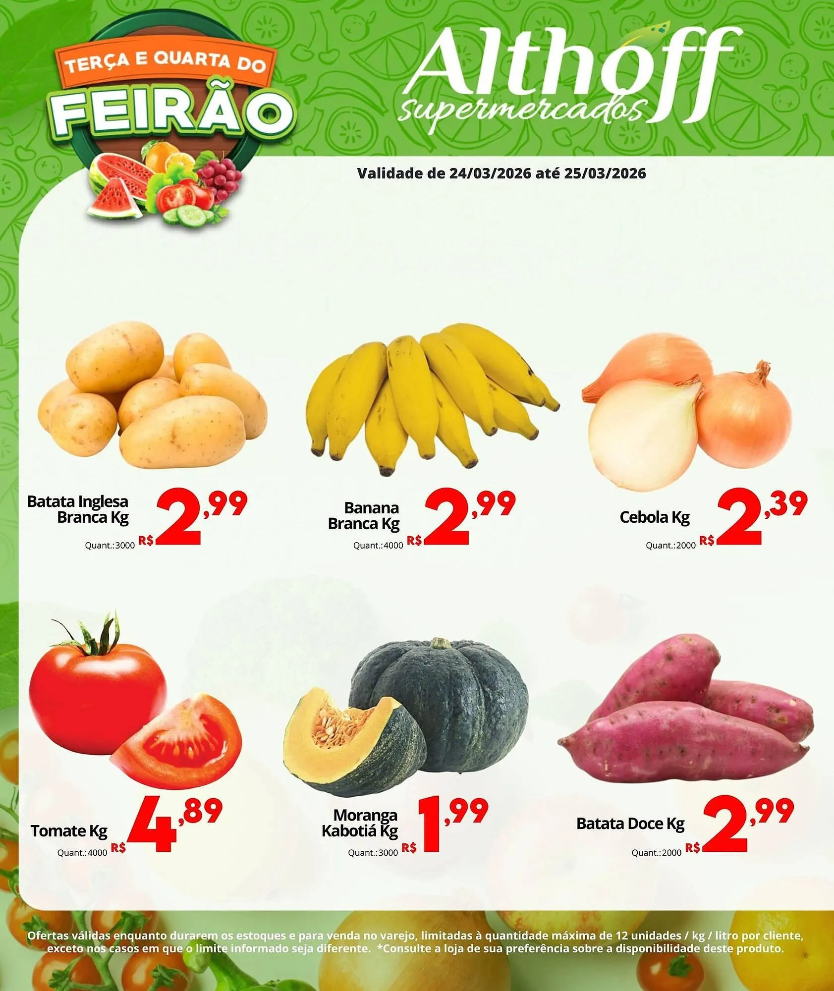 Encarte de Encarte Althoff Supermercados 24 de março até 25 de março 2026 - Pagina 1