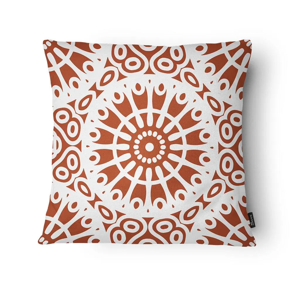 Capa Almofada Winter Pallet 1193323 Microfibra Terra Siena 43x43cm 1193323 - Tuti Gottô