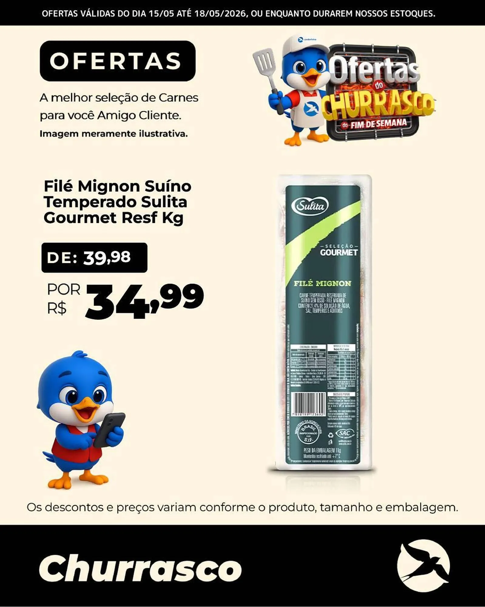 Encarte de Folheto Andorinha Hipermercado 16 de maio até 18 de maio 2026 - Pagina 8