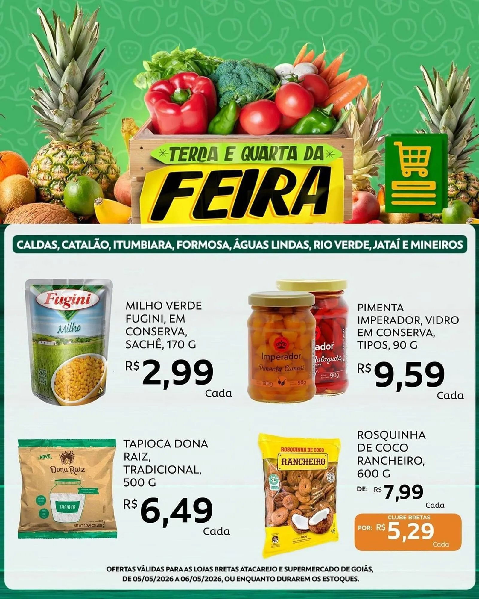 Encarte de Catálogo Supermercados Bretas 5 de maio até 6 de maio 2026 - Pagina 3