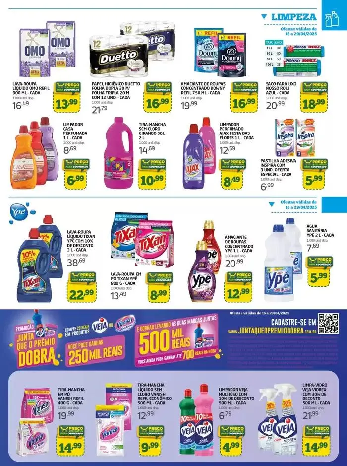 Encarte de Tabloide Quinzenal 16 de abril até 29 de abril 2025 - Pagina 13