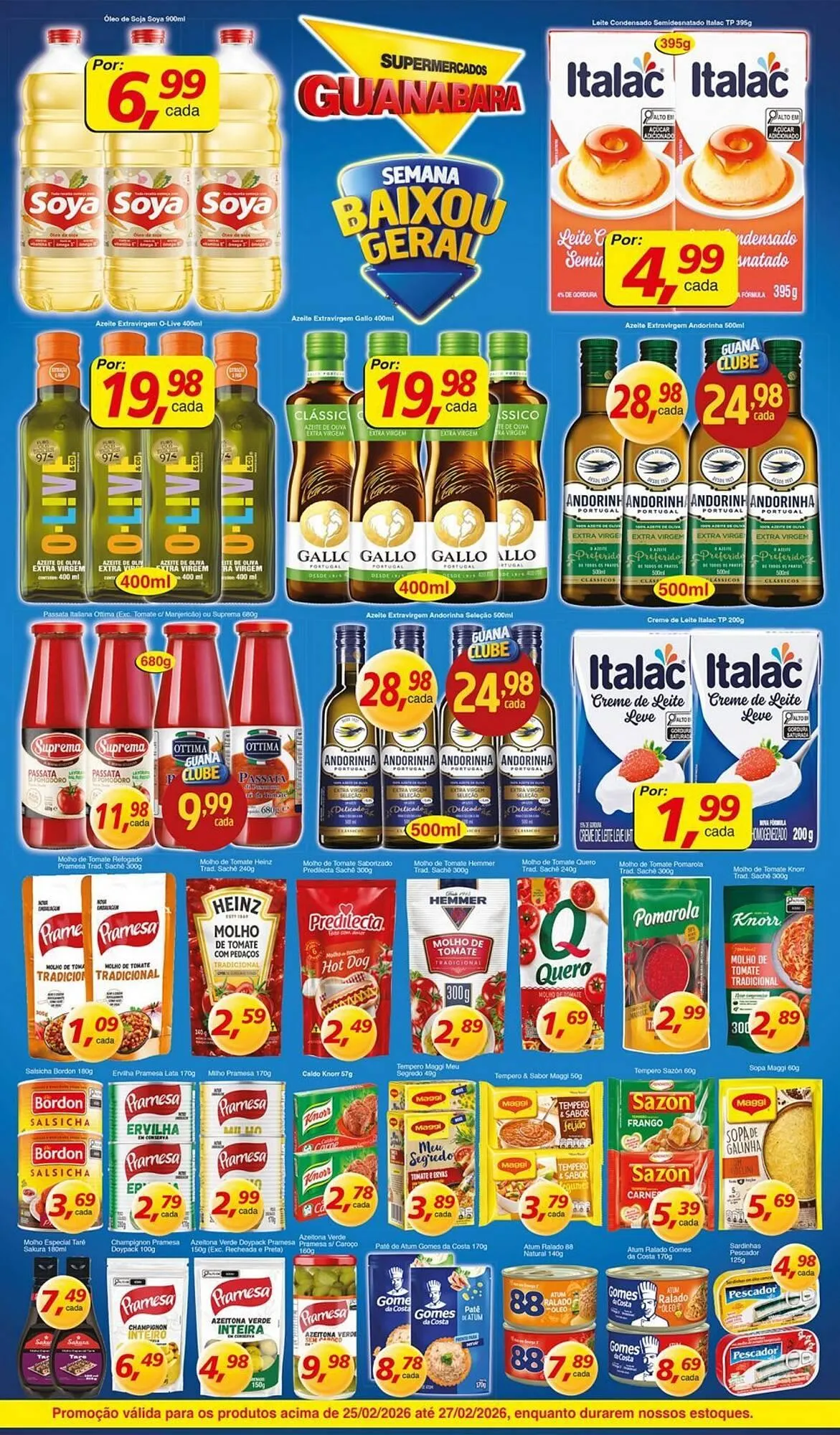 Encarte de Encarte Supermercados Guanabara 25 de fevereiro até 27 de fevereiro 2026 - Pagina 3